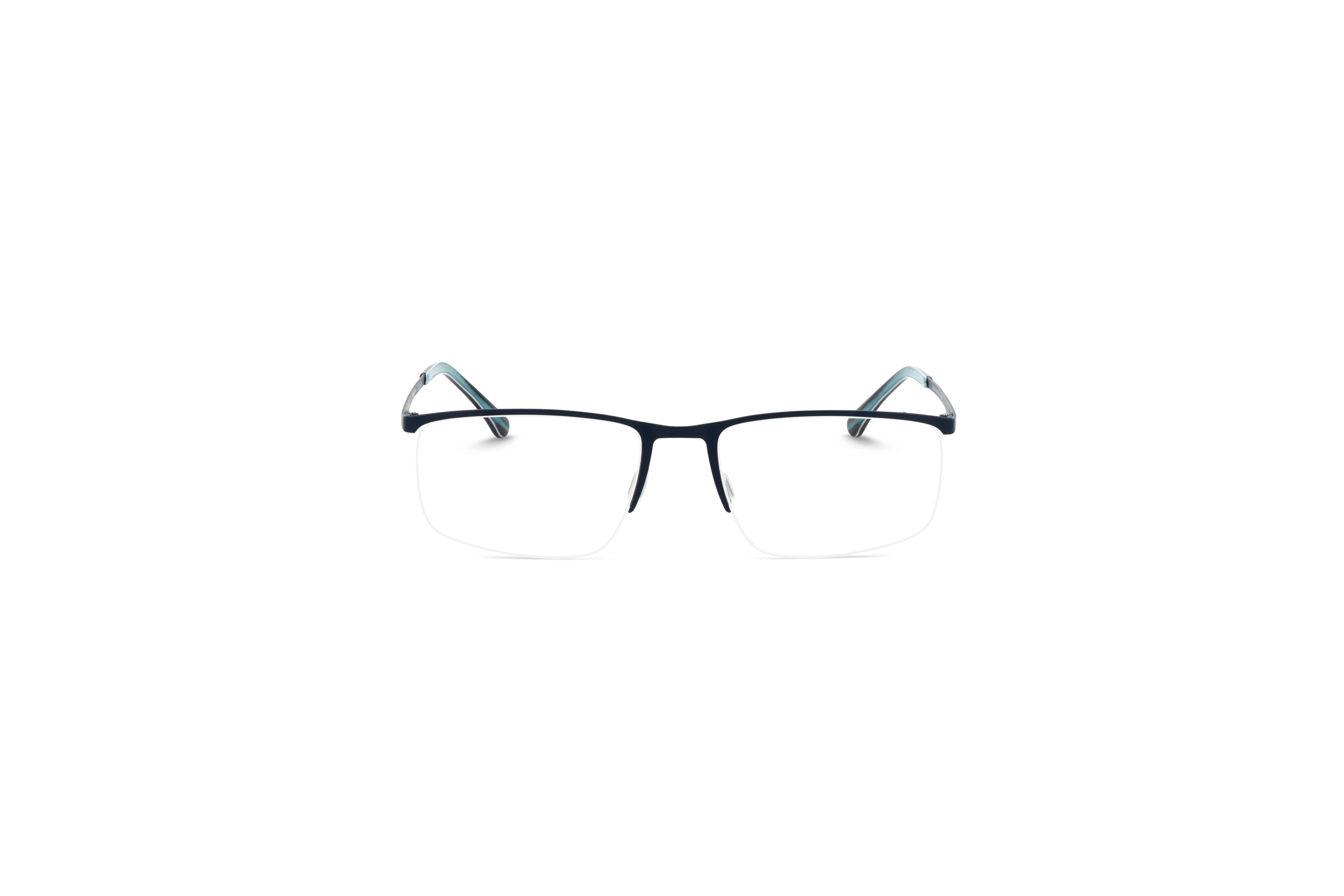 Jaguar 35600 Herren Brille mit und ohne Sehstärke / Blau / rechteckig