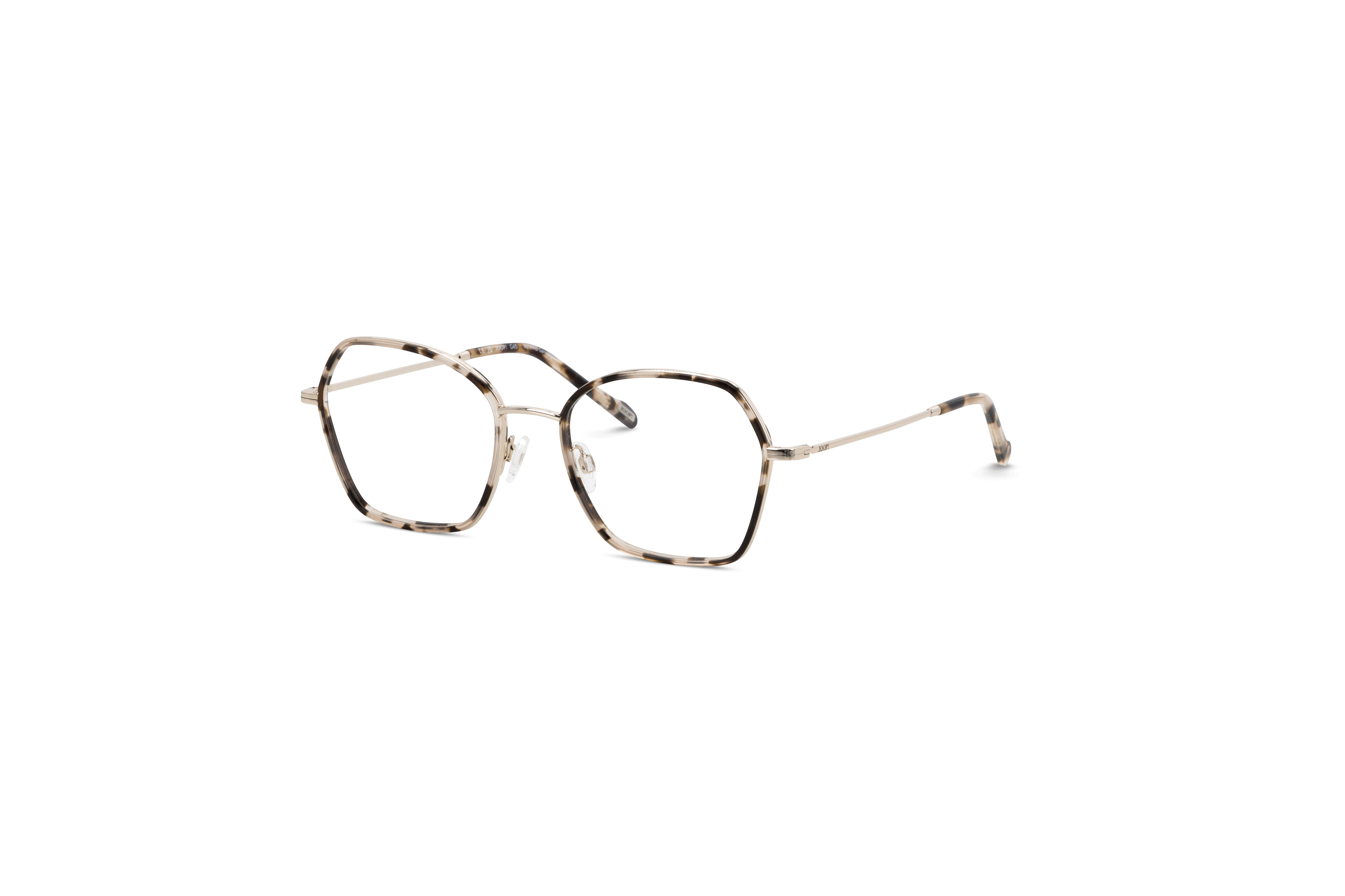 45° Ansicht der Brille JOOP! 83324 in Mehrfarbig auf weißem Hintergrund.