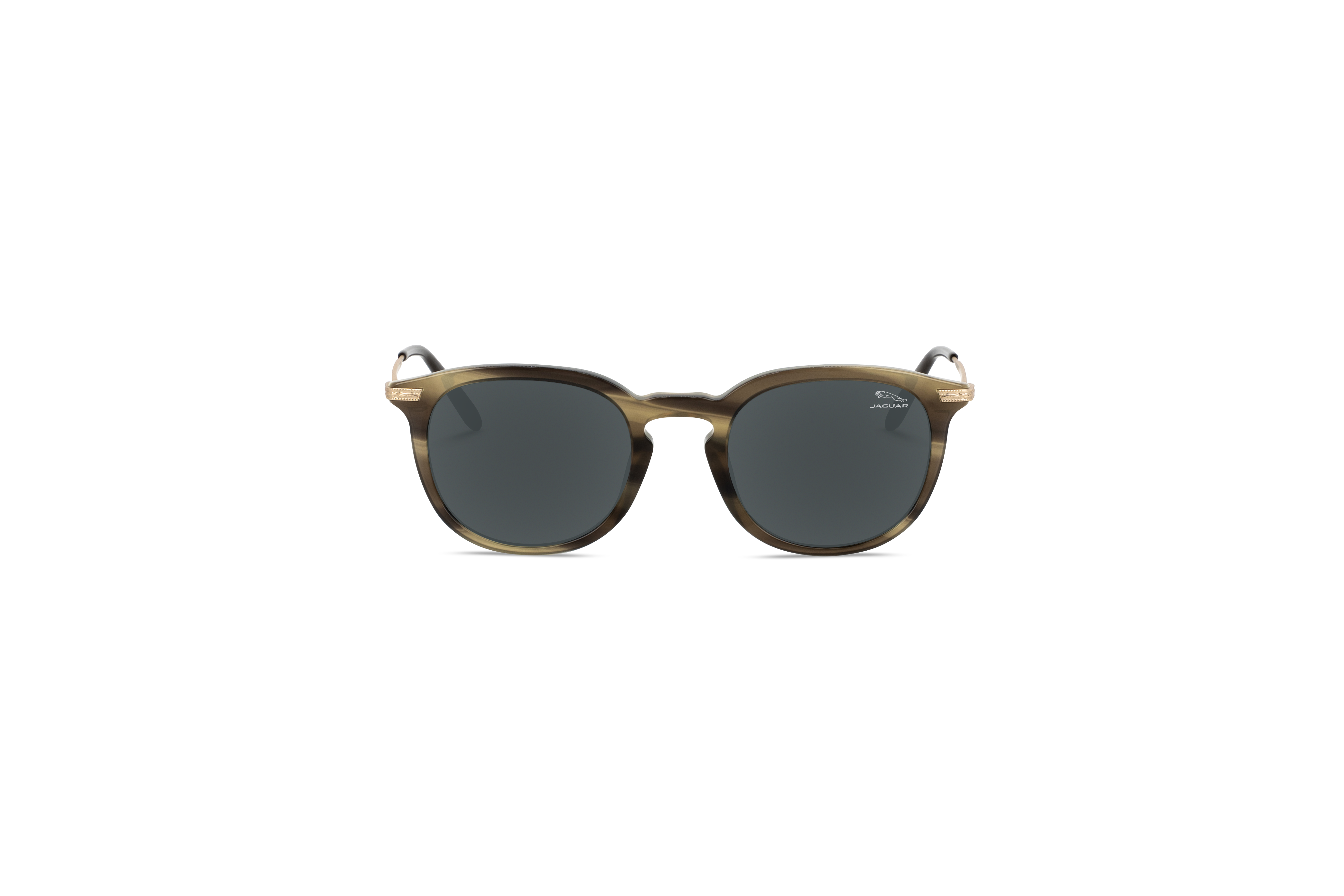 Jaguar 37281 Herren Sonnenbrille mit und ohne Sehstärke / Havanna / oval