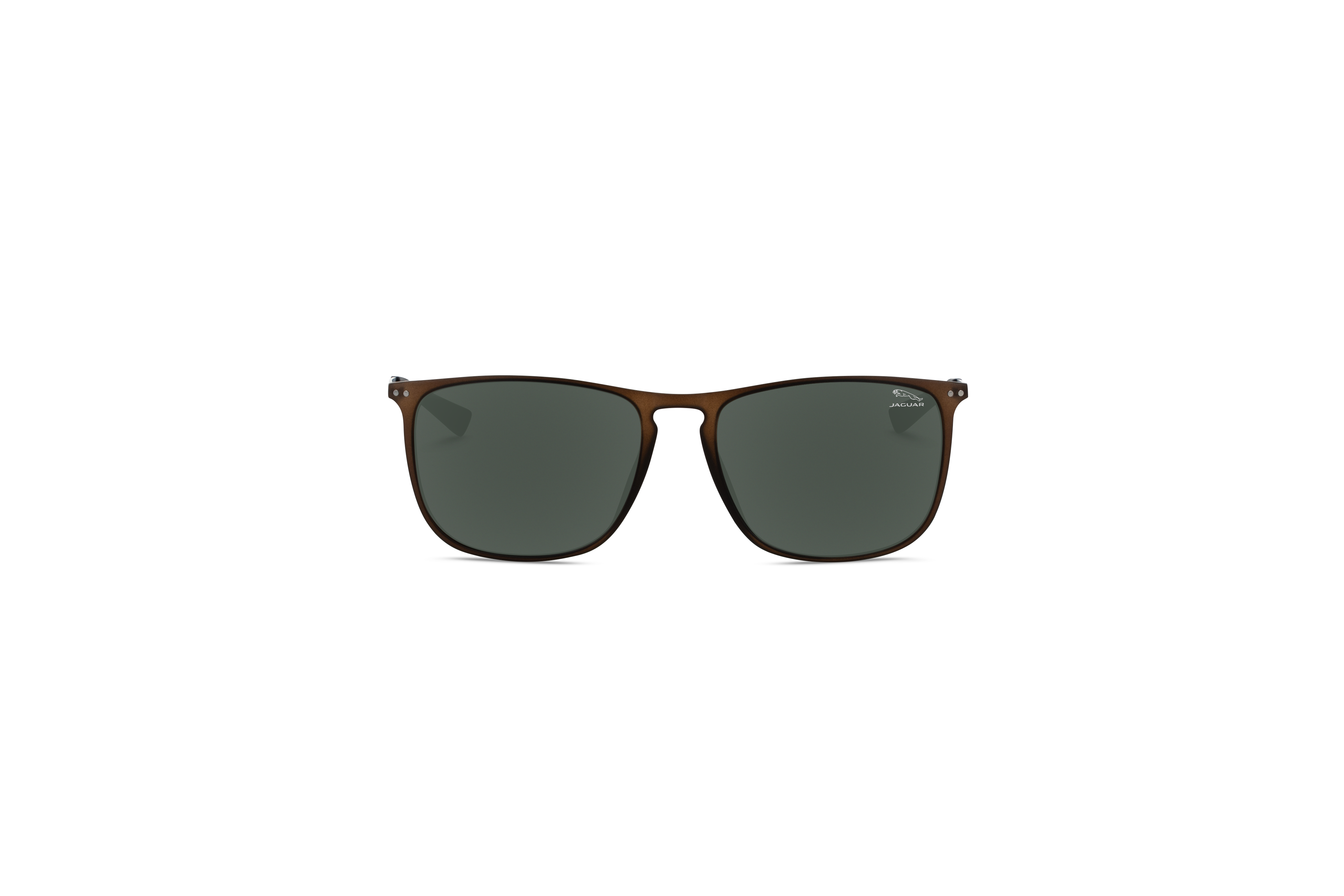 Jaguar 37622 Herren Sonnenbrille mit und ohne Sehstärke / Braun / rechteckig