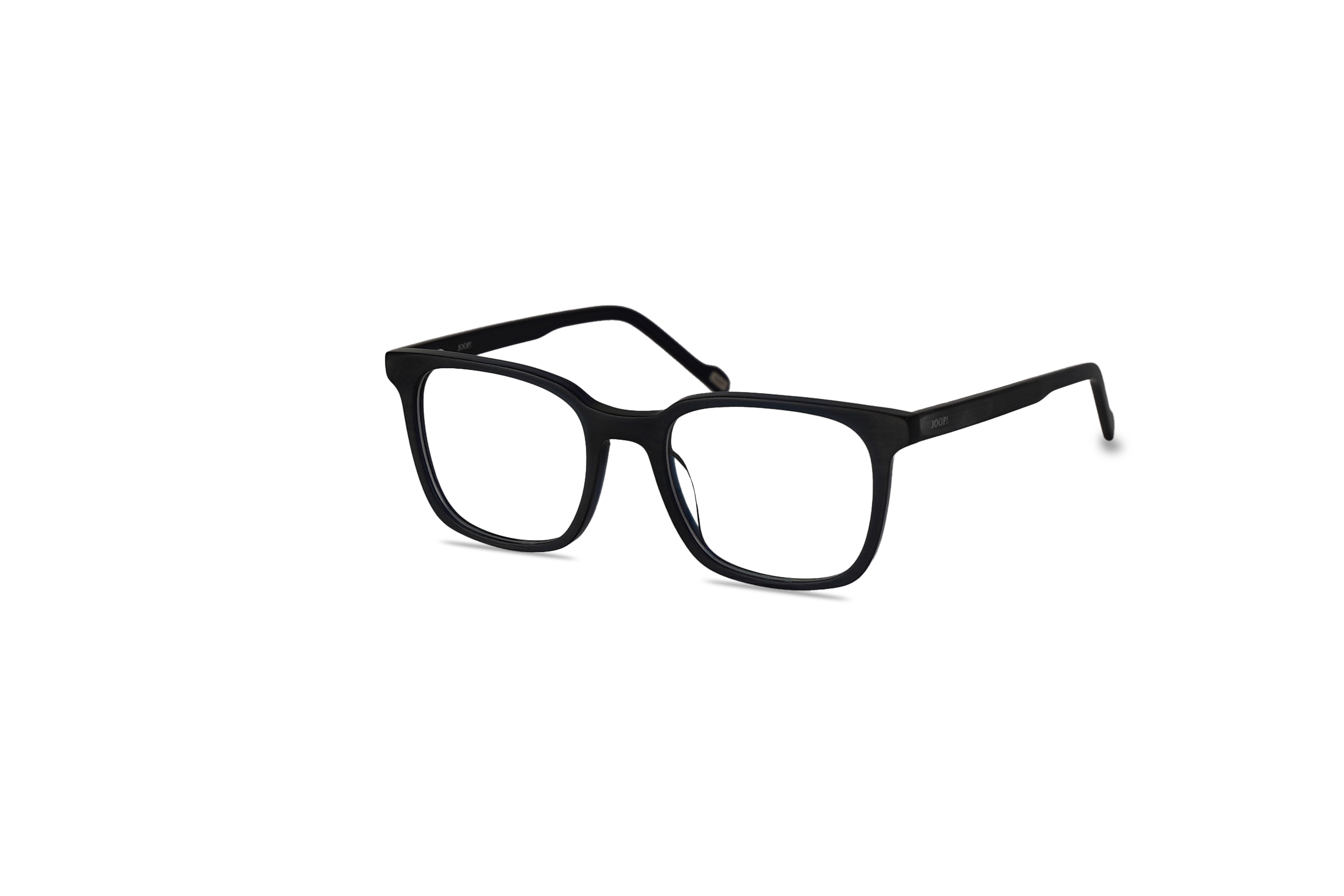 45° Ansicht der Brille JOOP! 81225 in Blau auf weißem Hintergrund.
