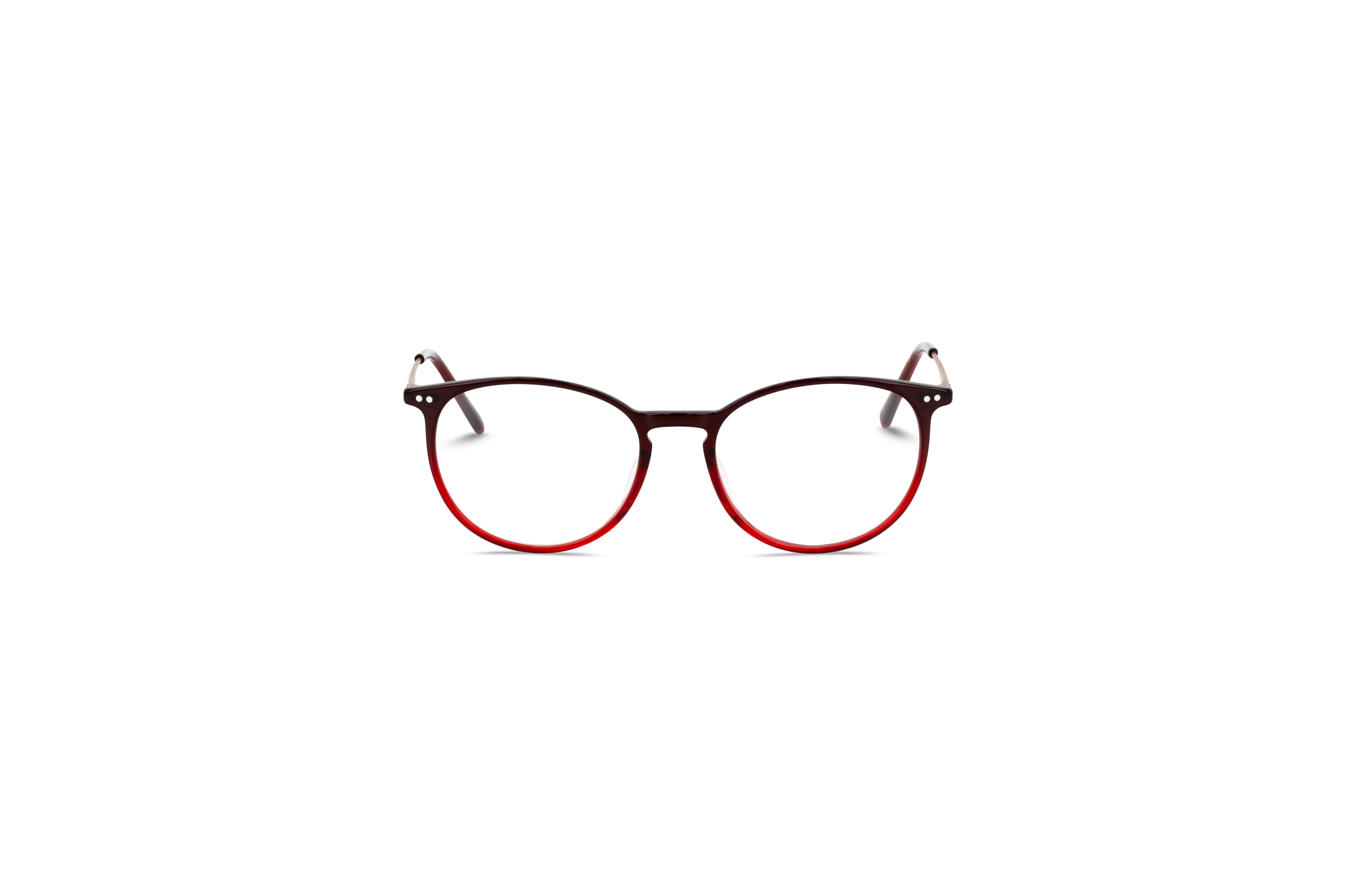 Humphrey's 581069 Unisex Brille mit und ohne Sehstärke / Rot / oval
