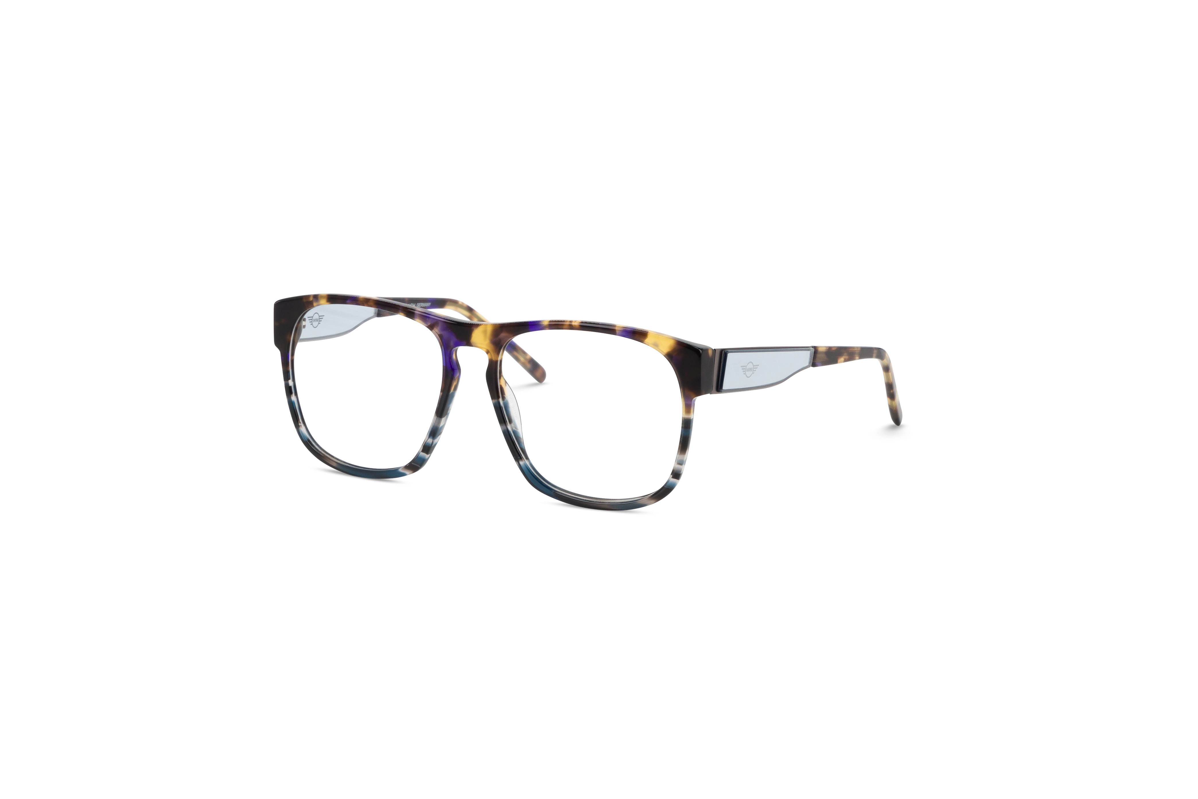 45° Ansicht der Brille MINI 741035 in Mehrfarbig auf weißem Hintergrund.
