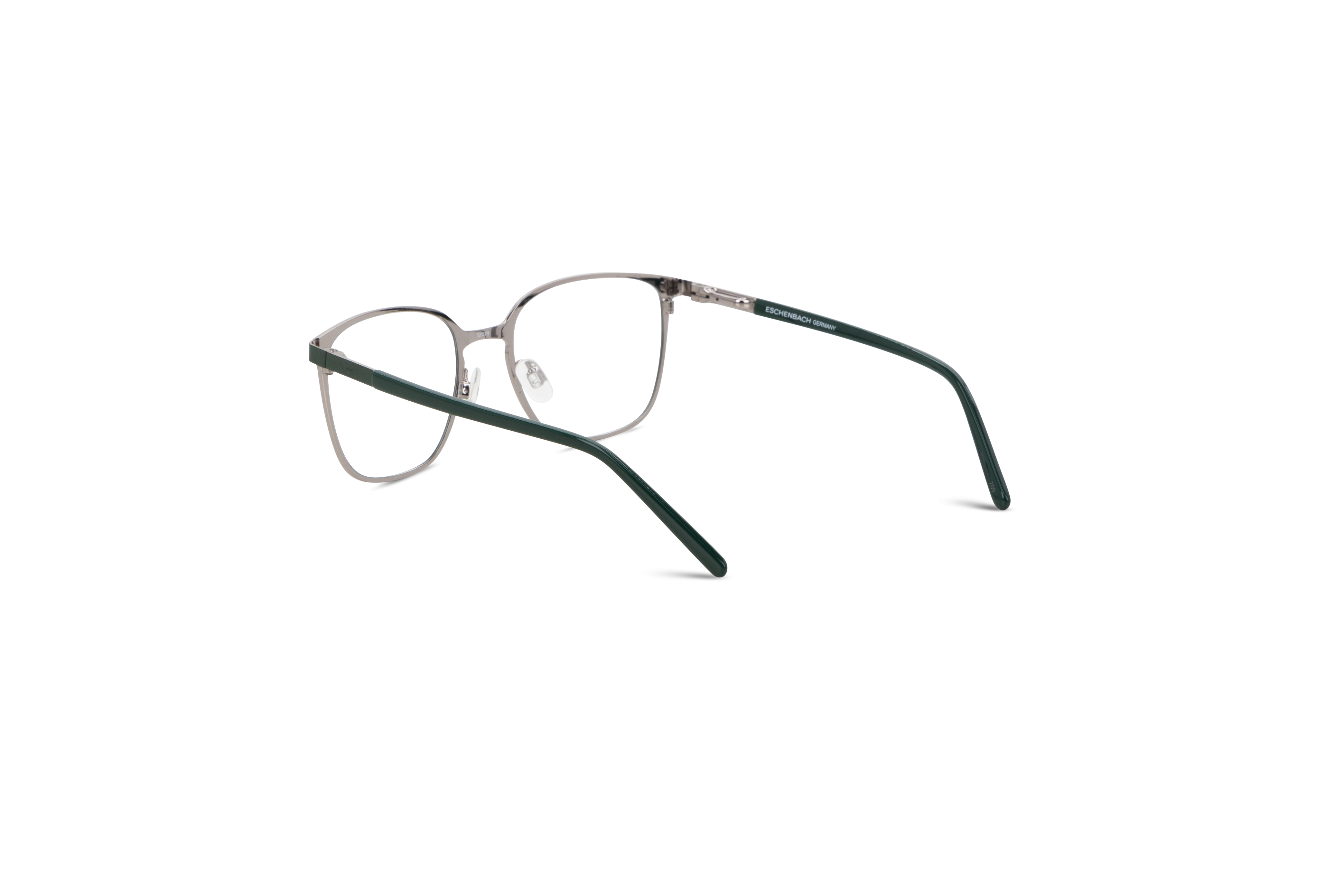 Die Brille MINI 742038 in Grün mit Innenansicht.