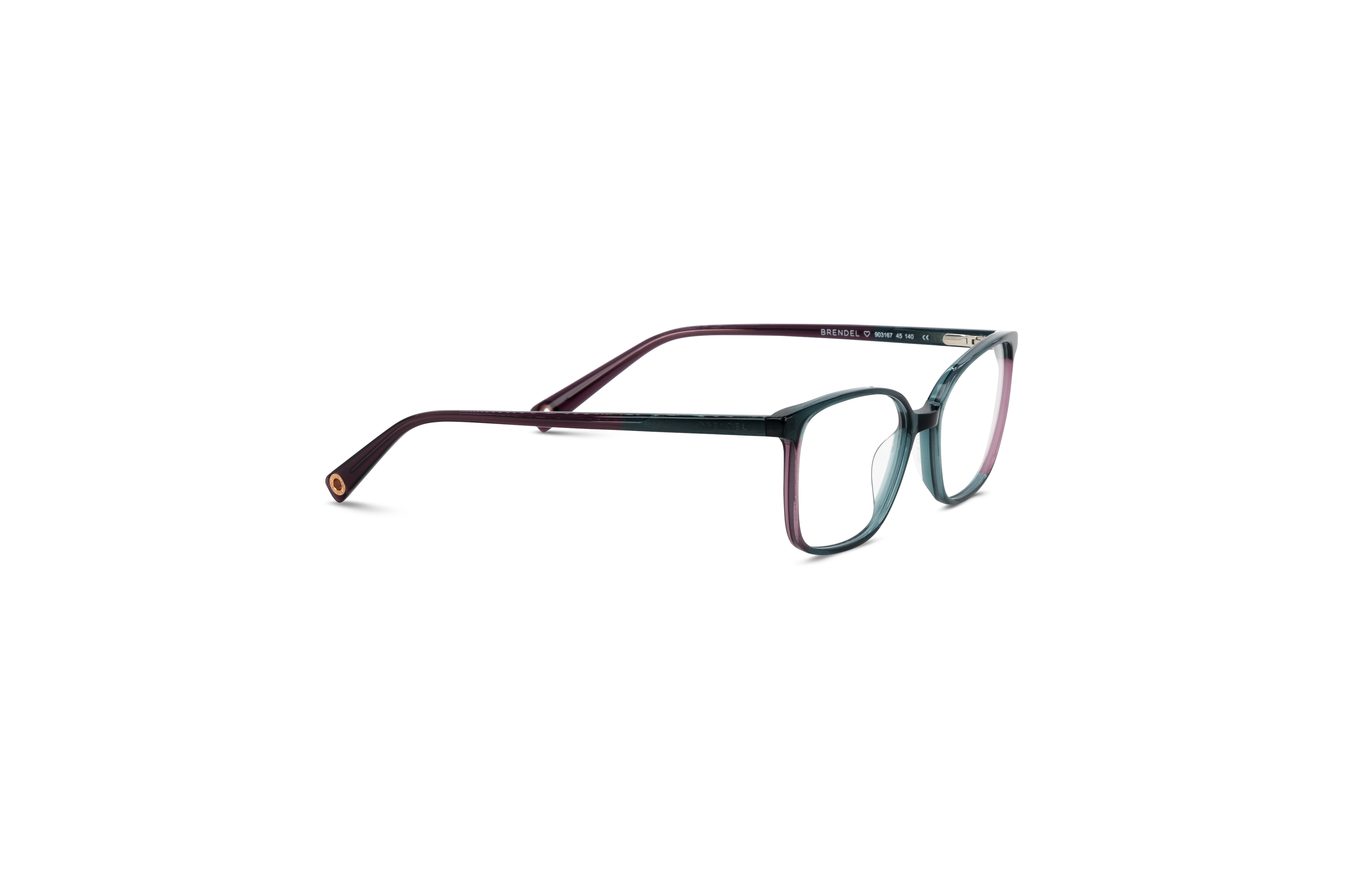 Die Brille Brendel 903167 in Mehrfarbig mit Seitenansicht.