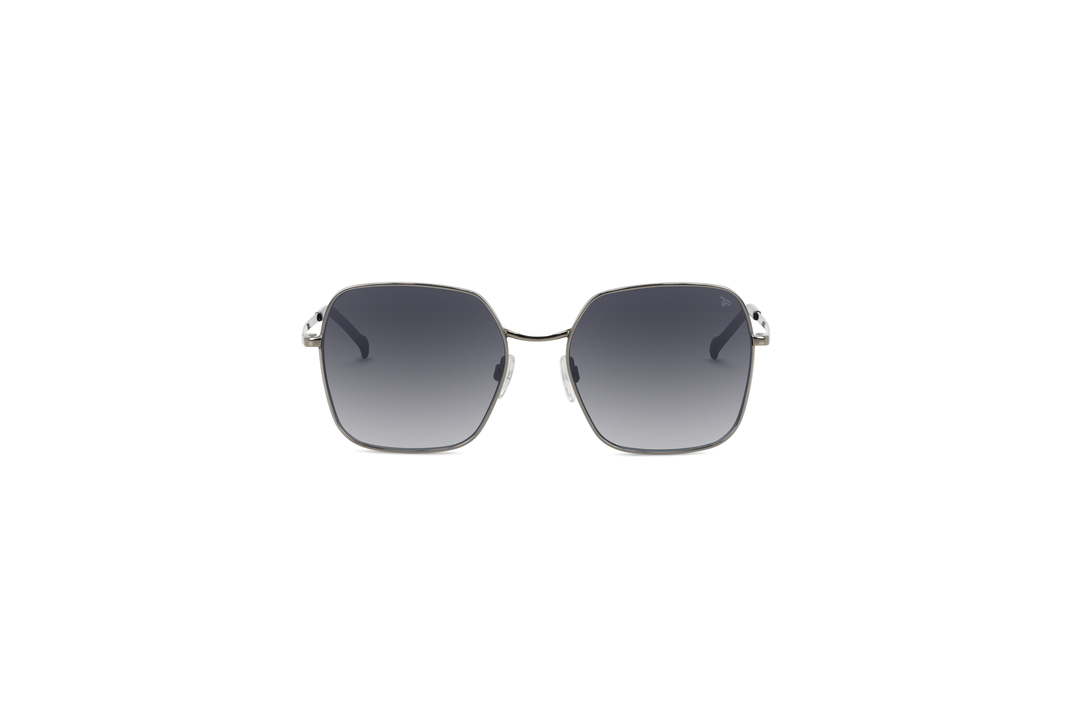 Titanflex 826700 Damen Sonnenbrille mit und ohne Sehstärke / Silber / oval