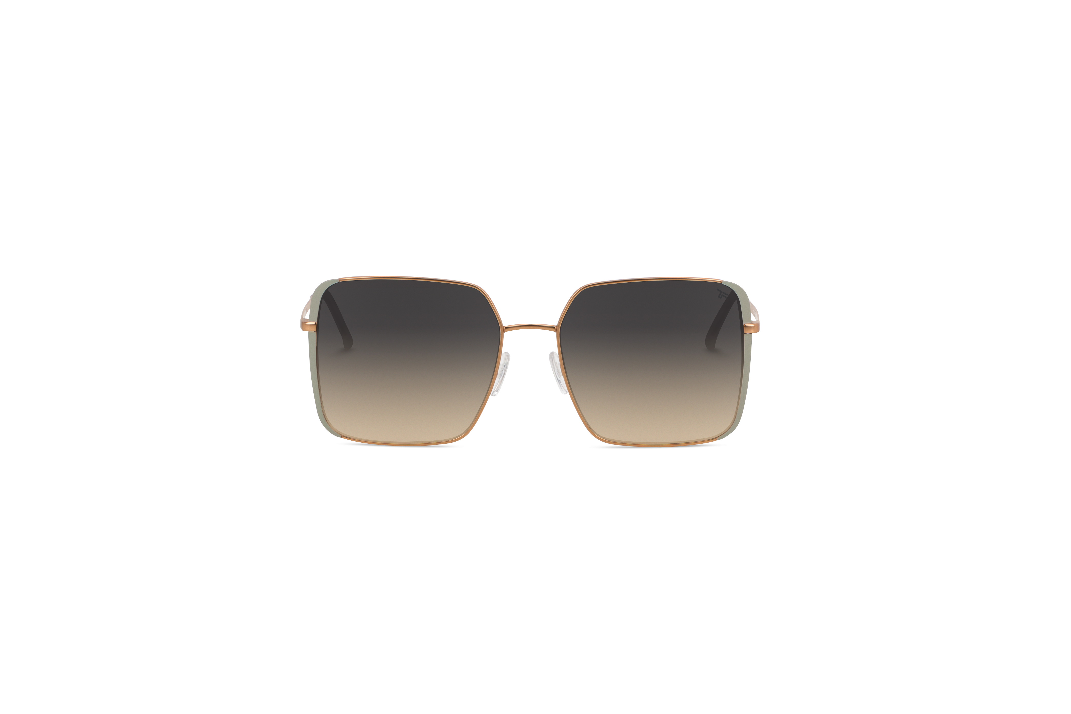 Titanflex 826701 Damen Sonnenbrille mit und ohne Sehstärke / Gold / oval