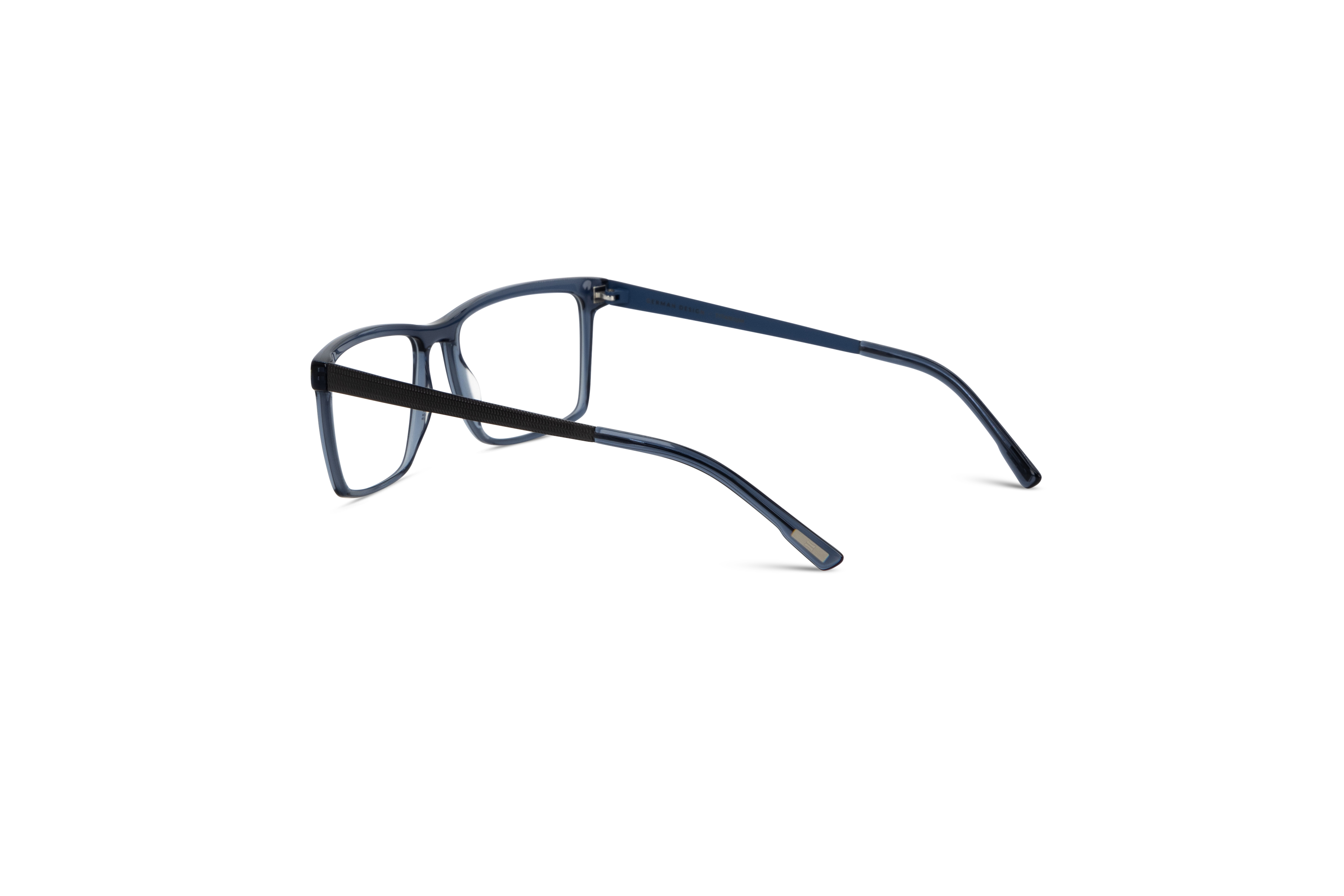 Die Brille Jos. Eschenbach 983021 in Blau mit Innenansicht.