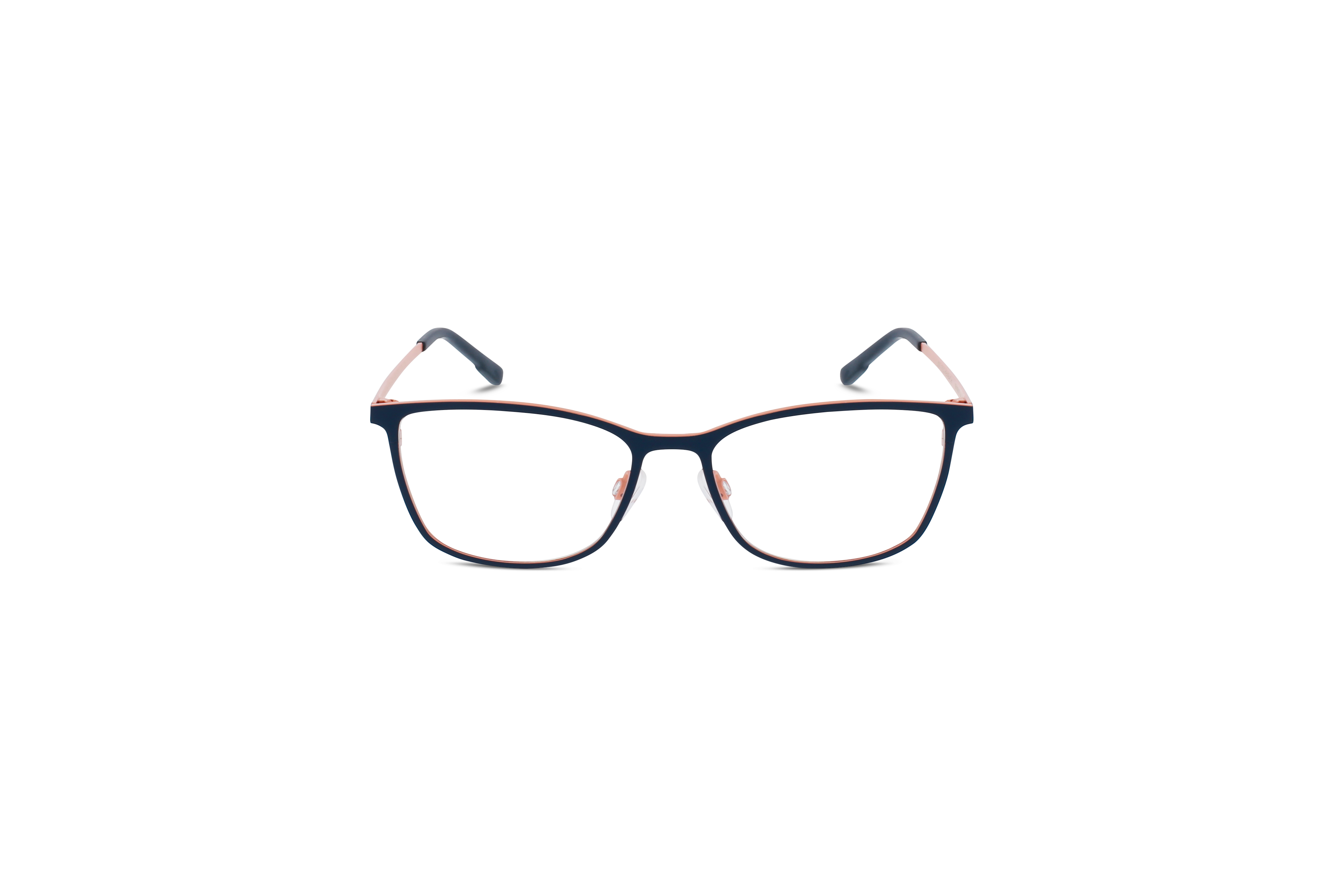 Die Brille Jos. Eschenbach 981089 in Blau auf weißem Hintergrund in Frontalansicht.