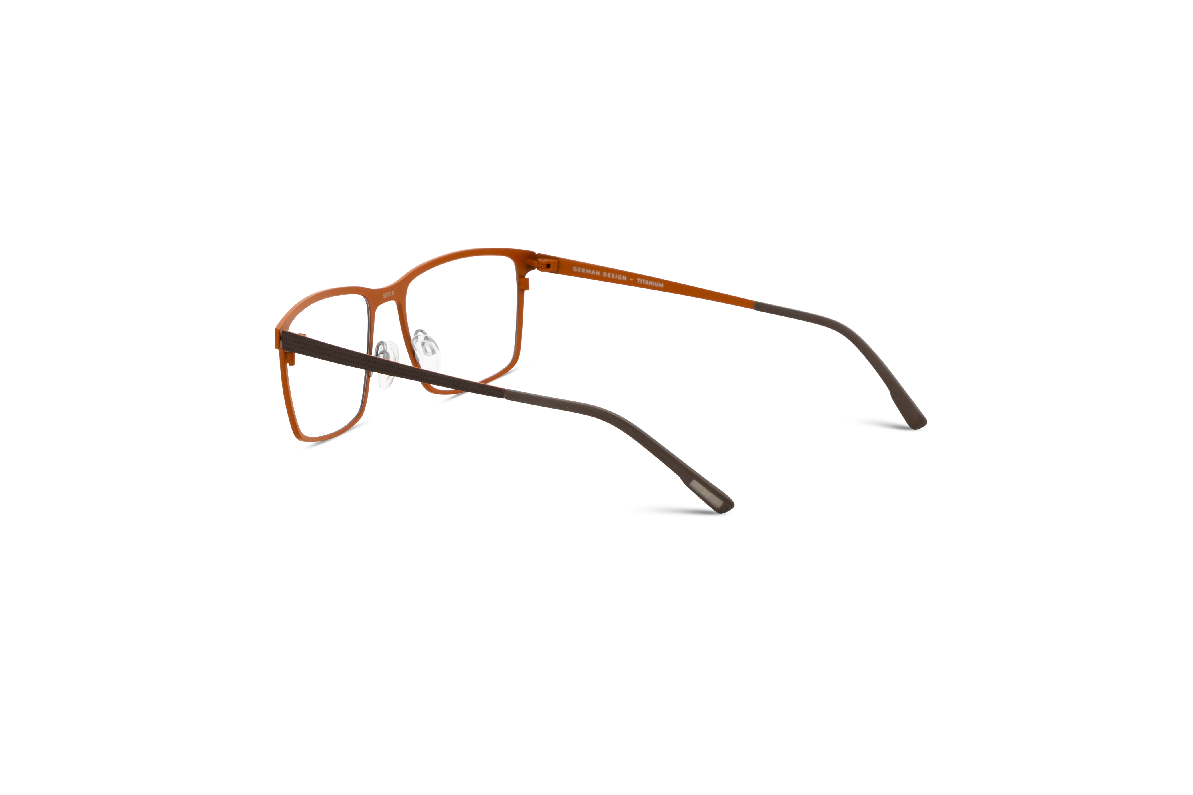 Die Brille Jos. Eschenbach 981087 in Braun mit Innenansicht.