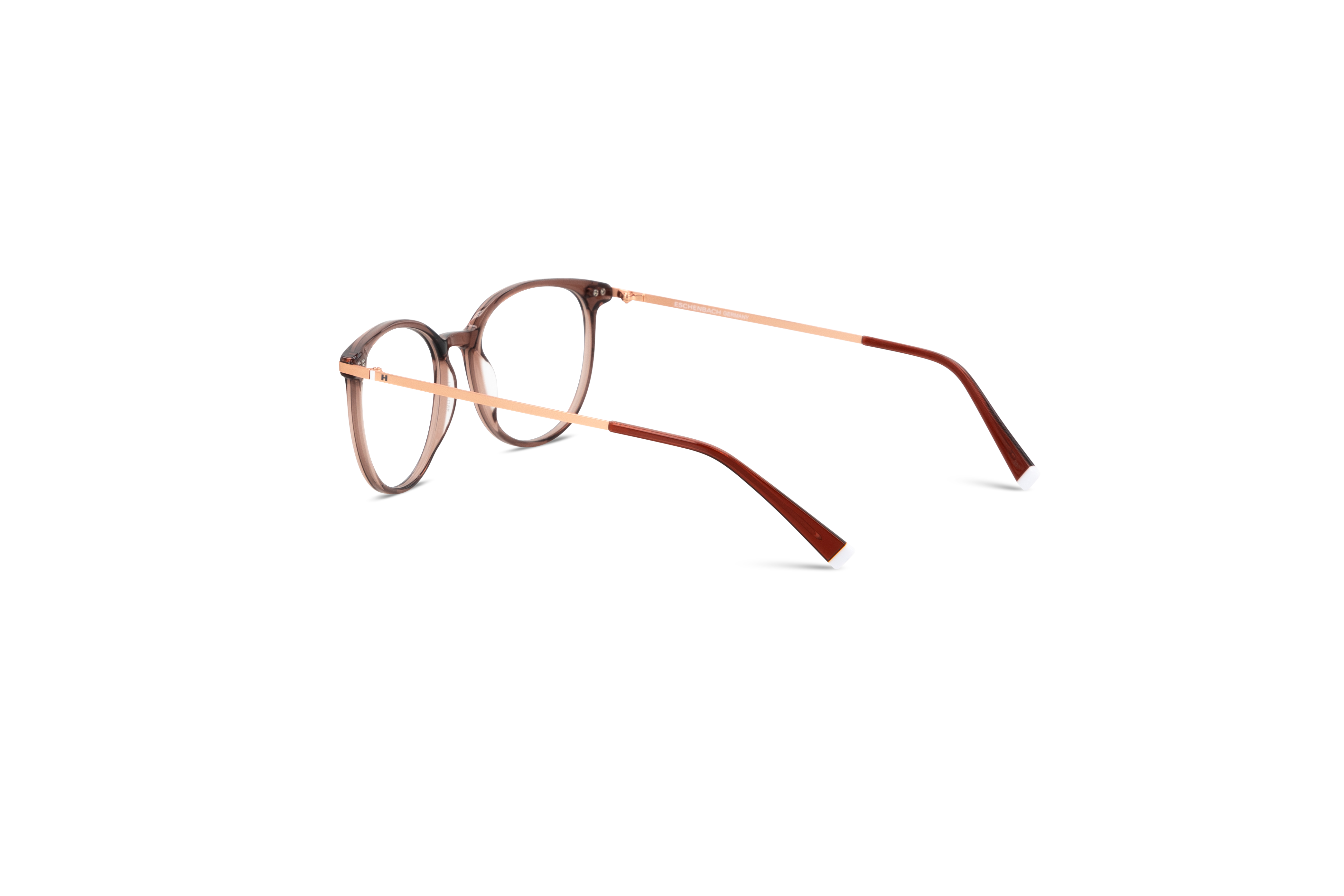 Die Brille Humphrey's 581126 in Braun mit Innenansicht.