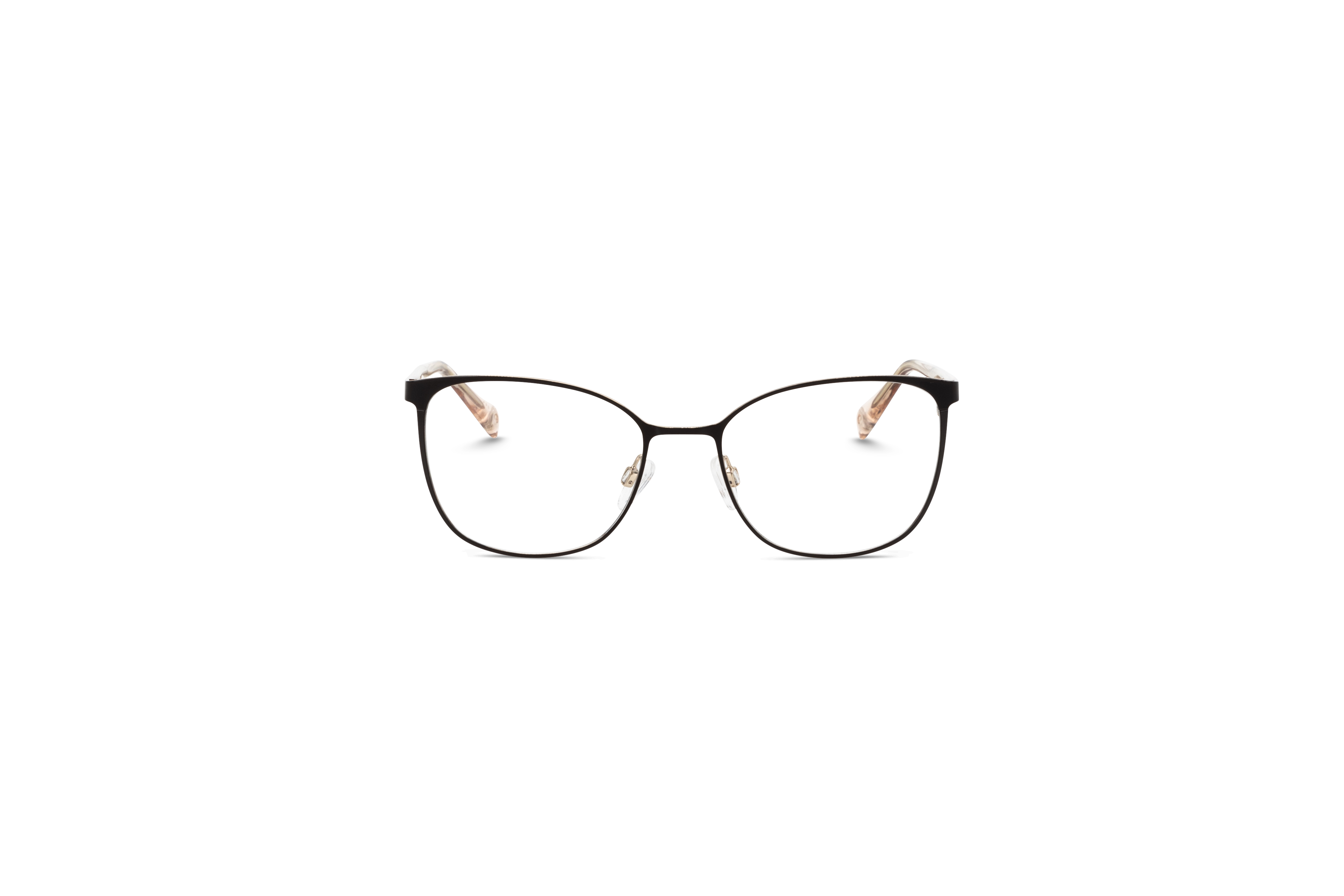 Die Brille Brendel 902420 in Braun auf weißem Hintergrund in Frontalansicht.