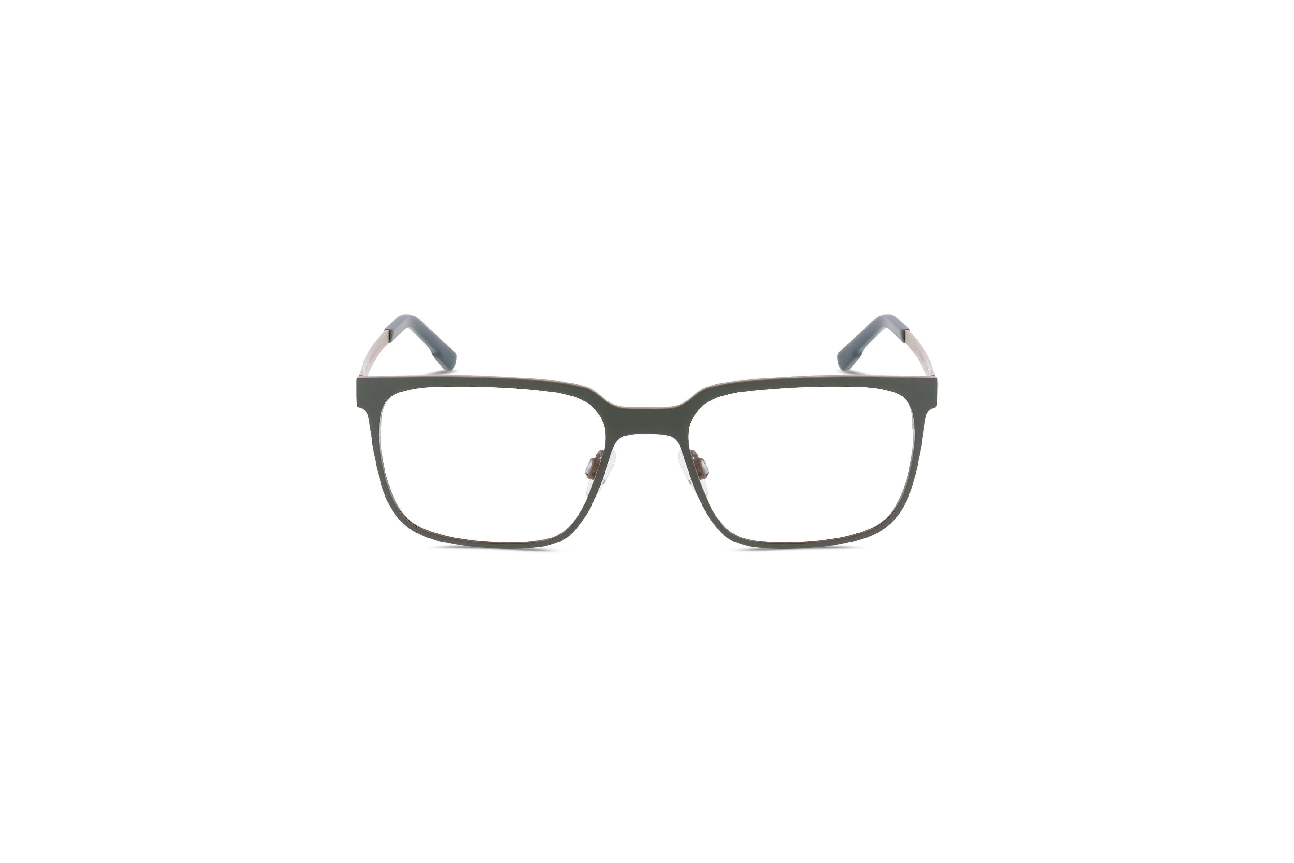 Die Brille Jos. Eschenbach 981096 in Grau auf weißem Hintergrund in Frontalansicht.