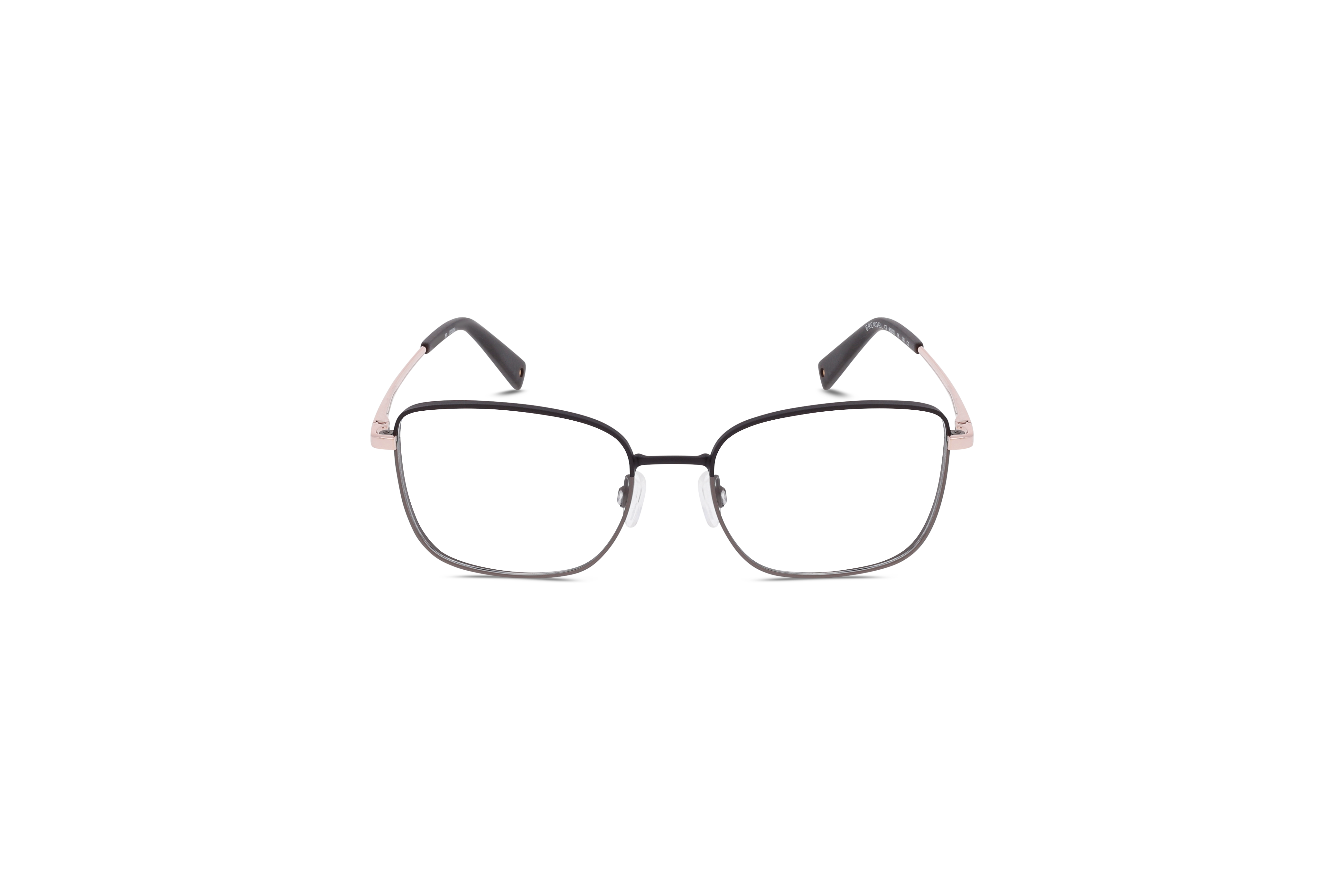 Die Brille Brendel 902433 in Braun auf weißem Hintergrund in Frontalansicht.