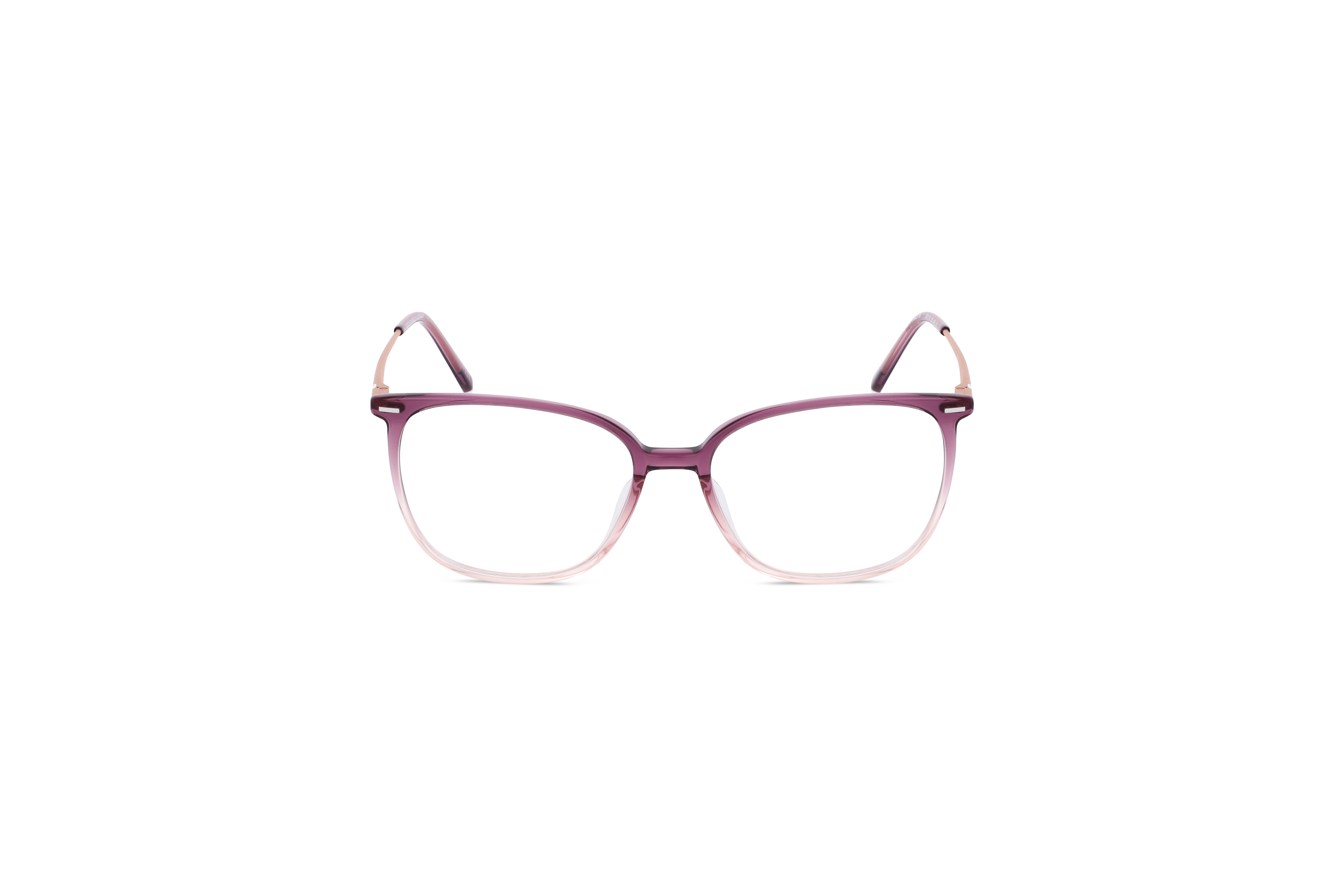 Die Brille Humphrey's 581119 in Violett auf weißem Hintergrund in Frontalansicht.