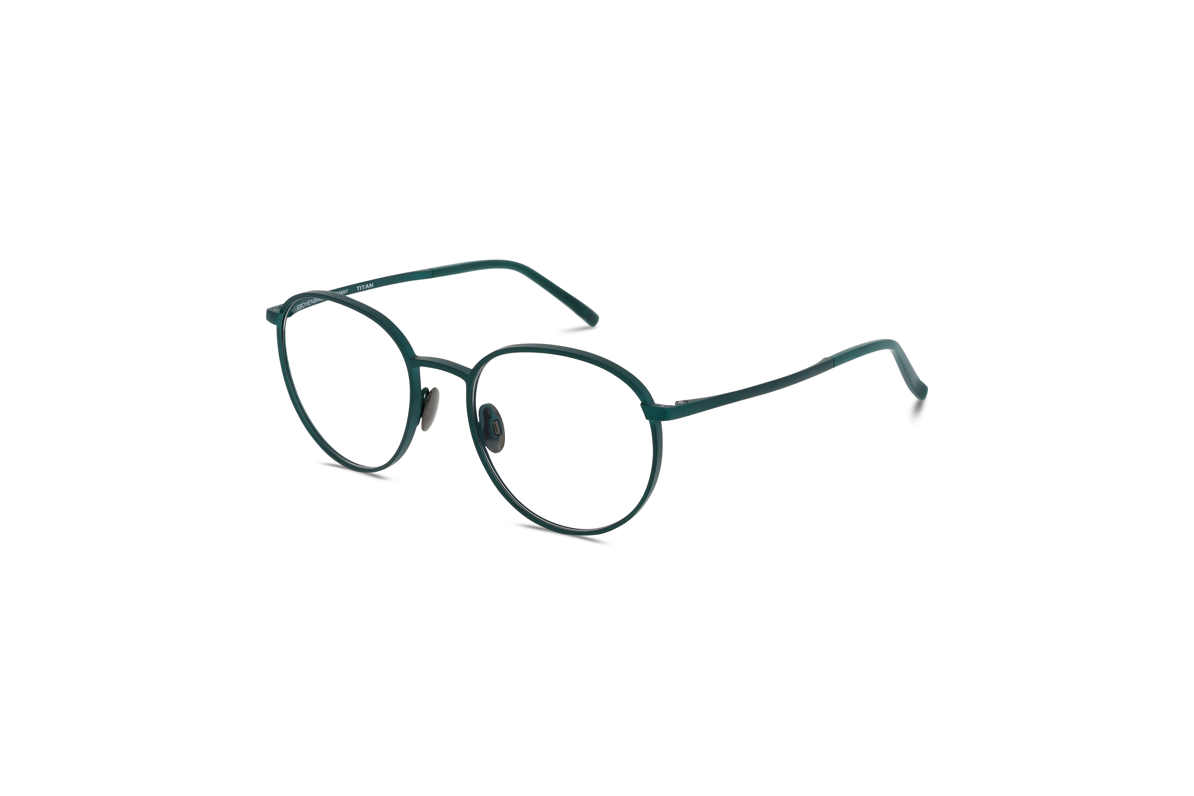 45° Ansicht der Brille Marc O´Polo 500045 in Grün auf weißem Hintergrund.