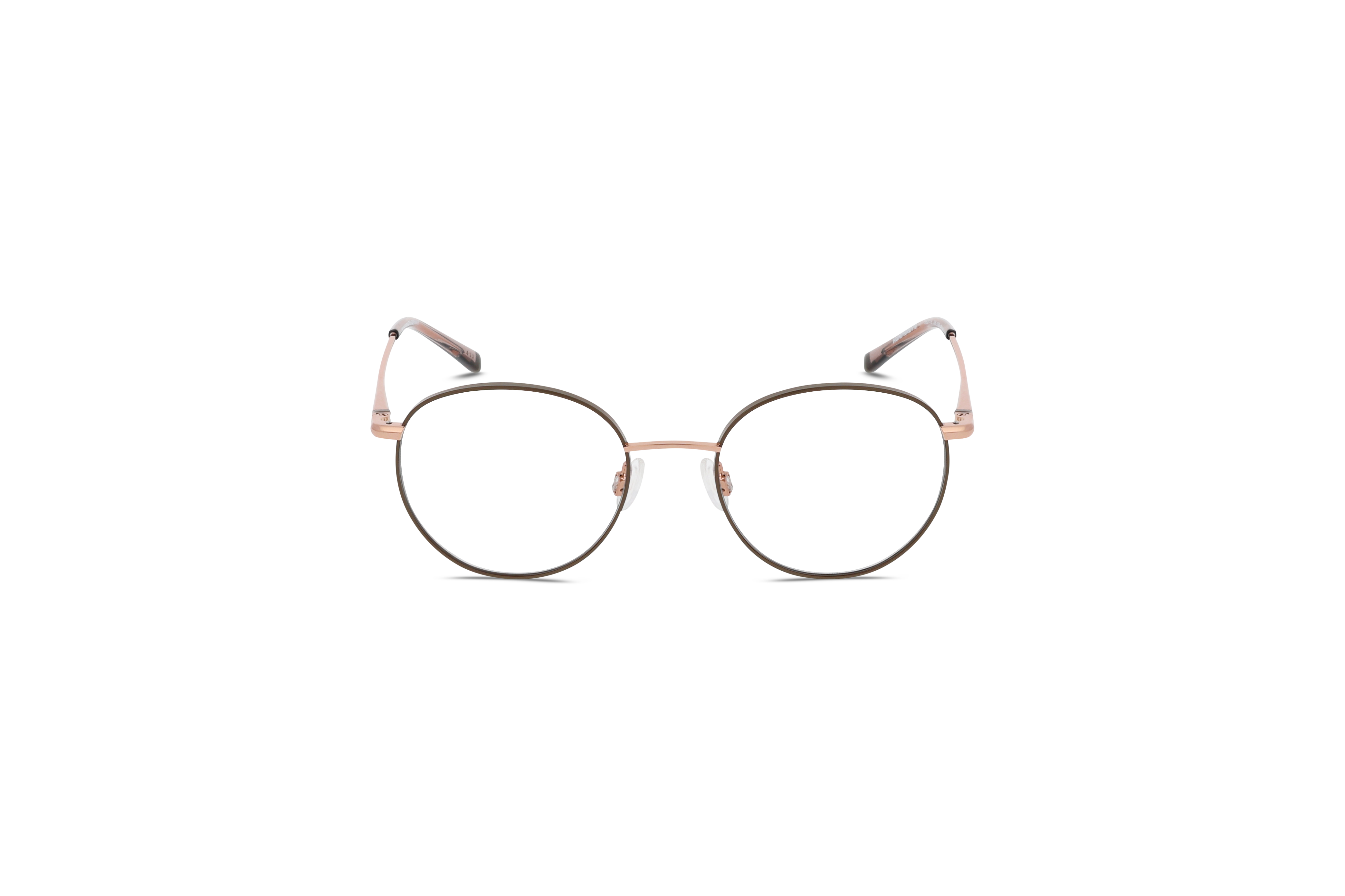 Die Brille Humphrey's 582418 in Braun auf weißem Hintergrund in Frontalansicht.