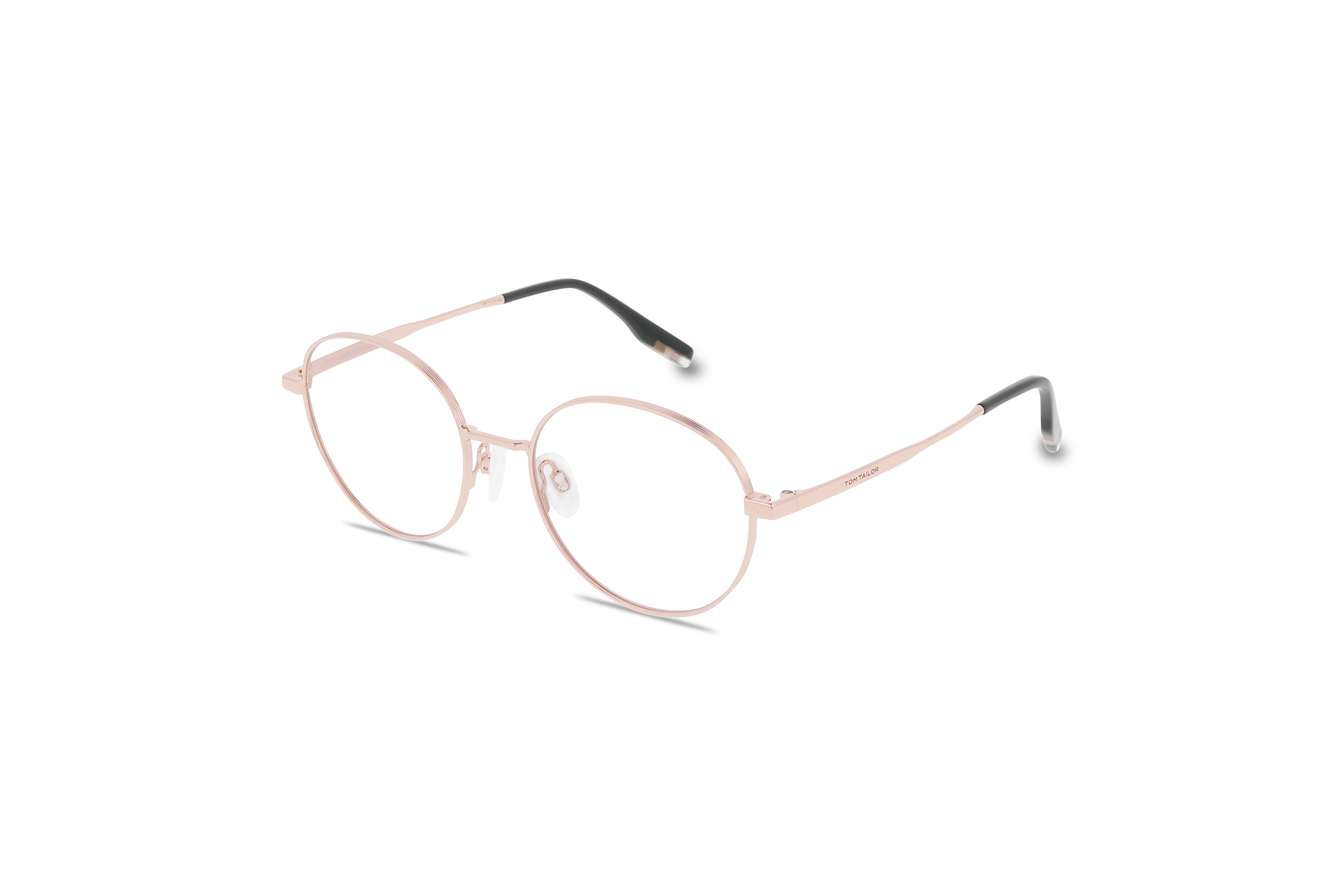 45° Ansicht der Brille Tom Tailor 672009 in Gold auf weißem Hintergrund.