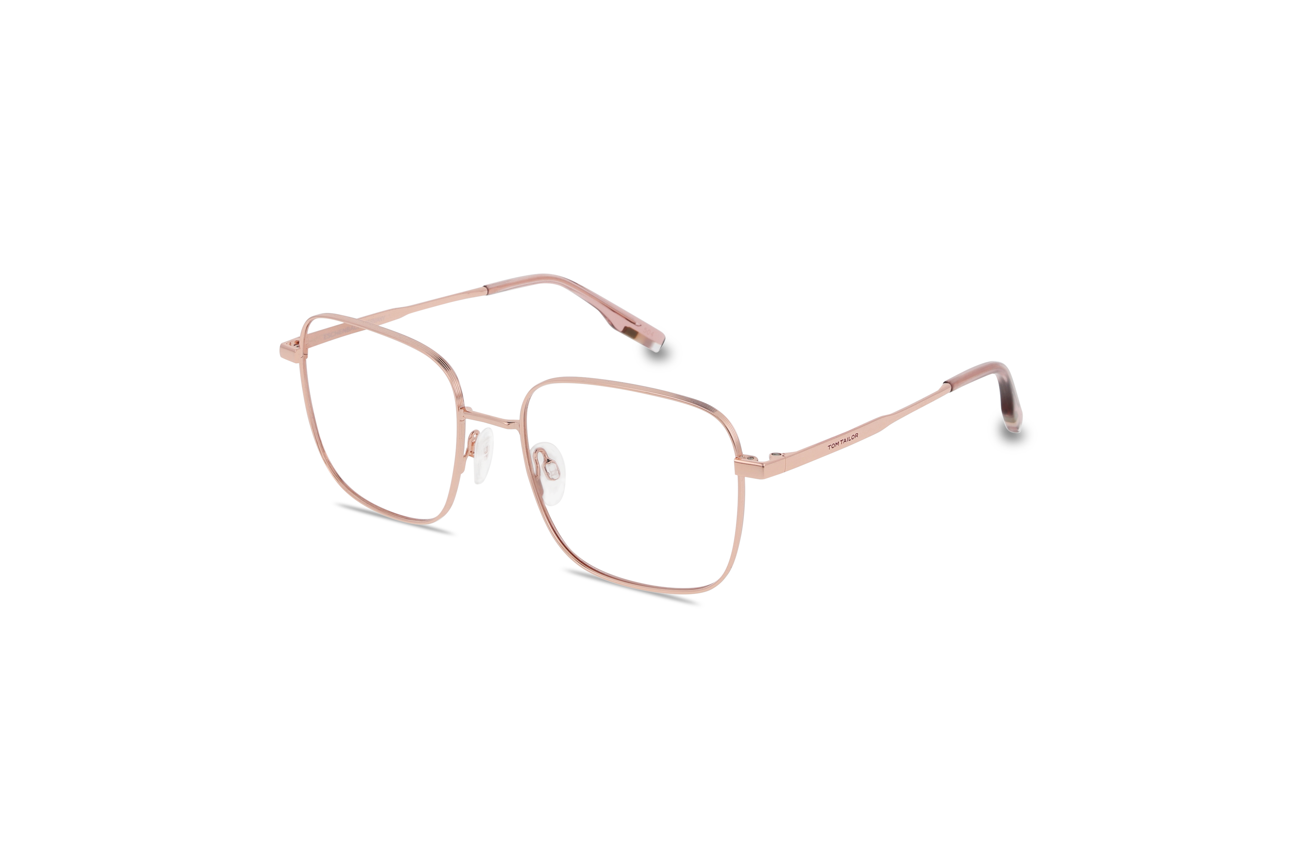 45° Ansicht der Brille Tom Tailor 672010 in Gold auf weißem Hintergrund.