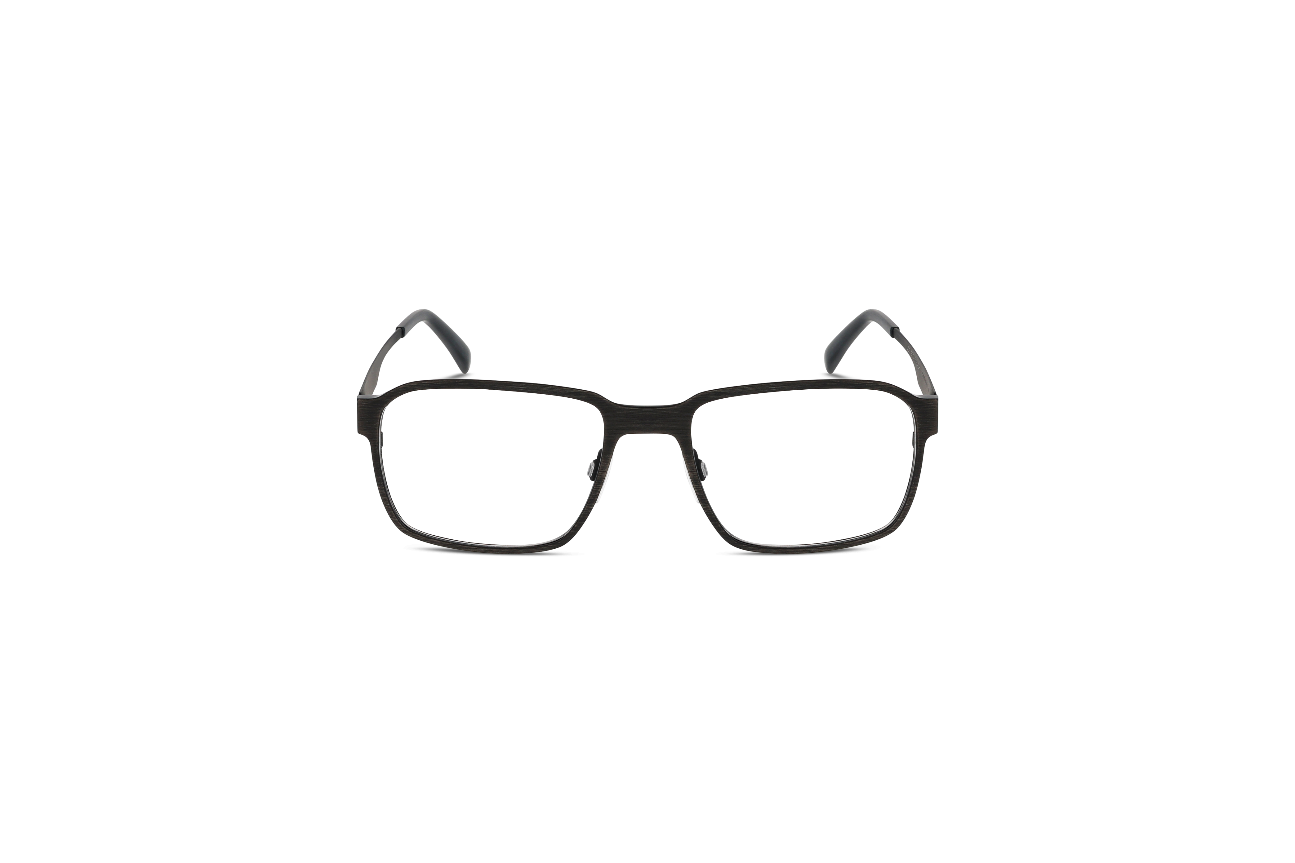 Die Brille Jos. Eschenbach 980006 in Braun auf weißem Hintergrund in Frontalansicht.