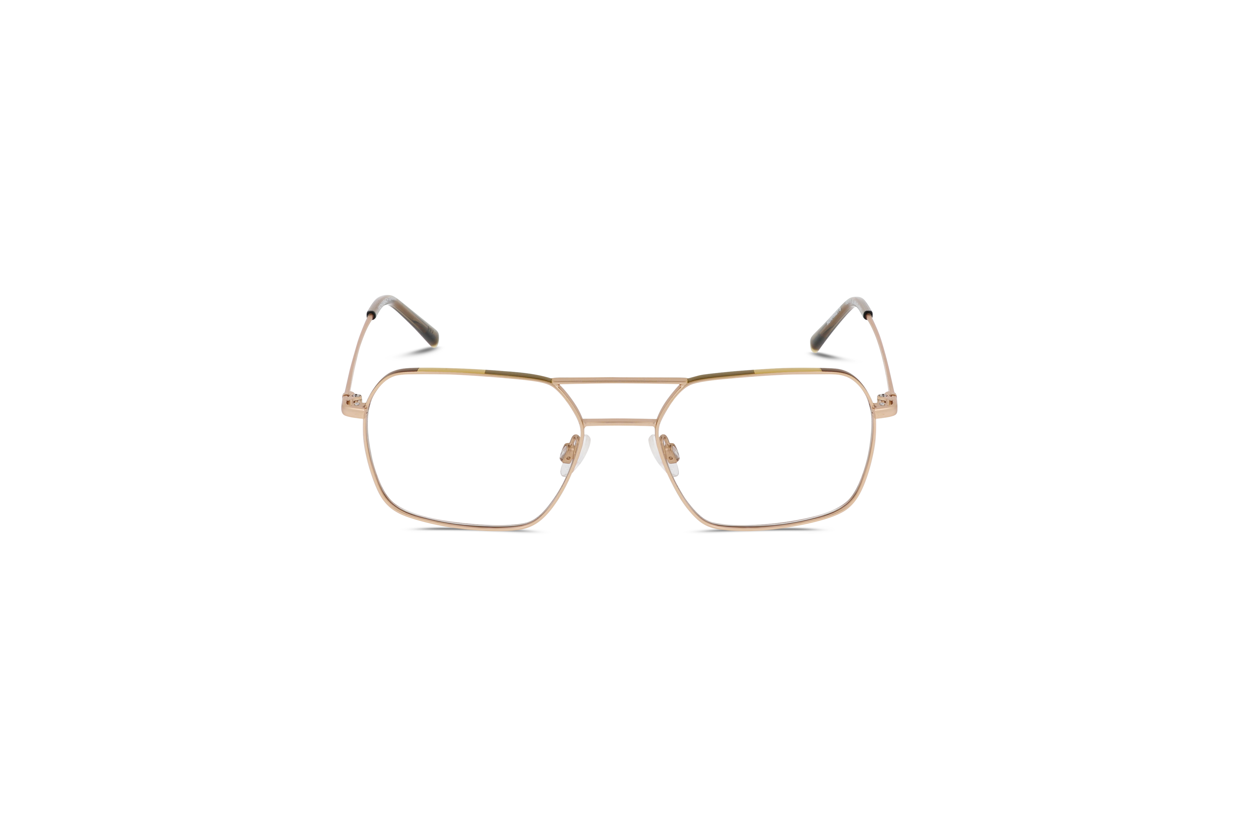 Humphrey's 582419 Unisex Brille mit und ohne Sehstärke / Gold / rechteckig