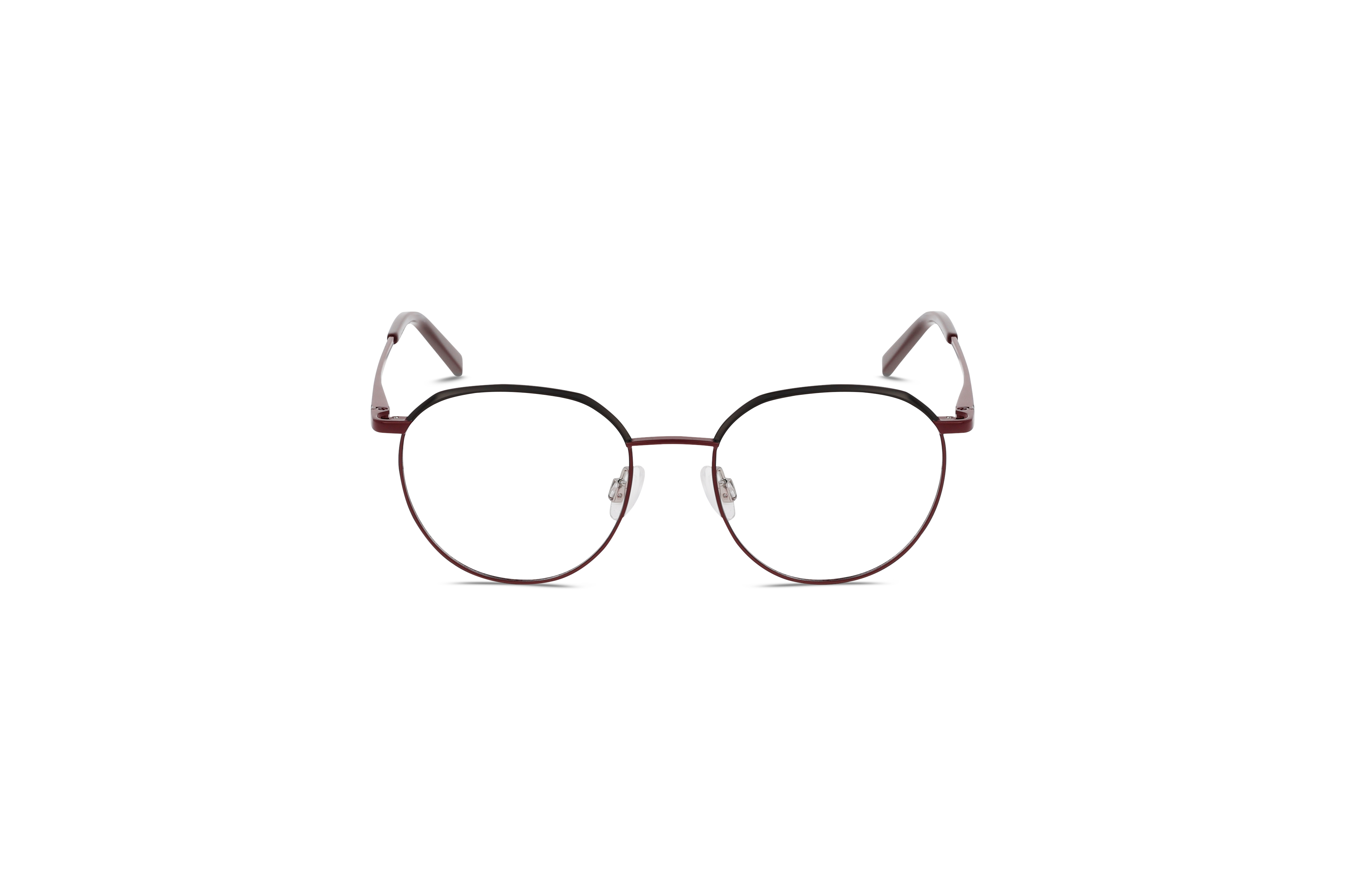 Humphrey's 582424 Unisex Brille mit und ohne Sehstärke / Rot / oval