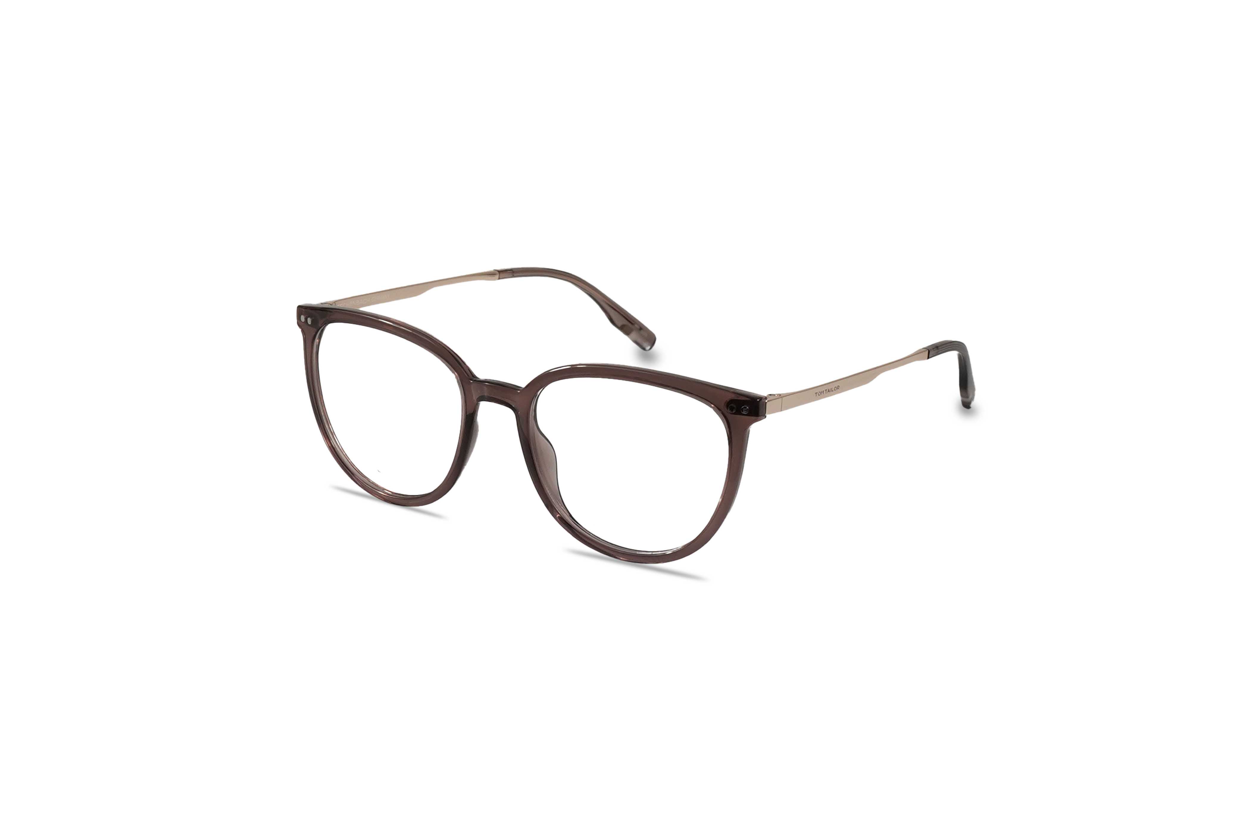 45° Ansicht der Brille Tom Tailor 671013 in Violett auf weißem Hintergrund.
