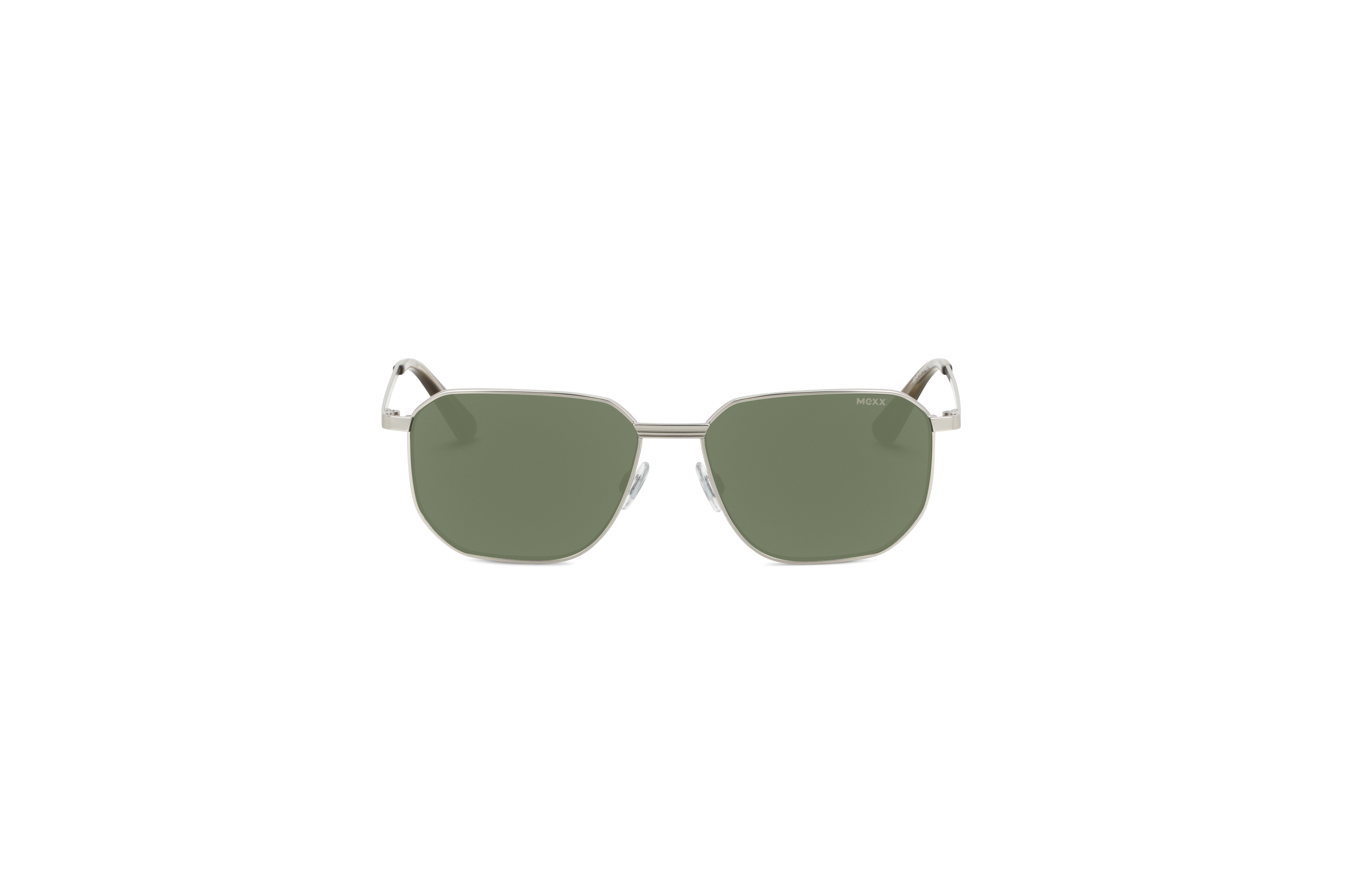 Mexx 6502 Herren Sonnenbrille mit und ohne Sehstärke / Silber / rechteckig