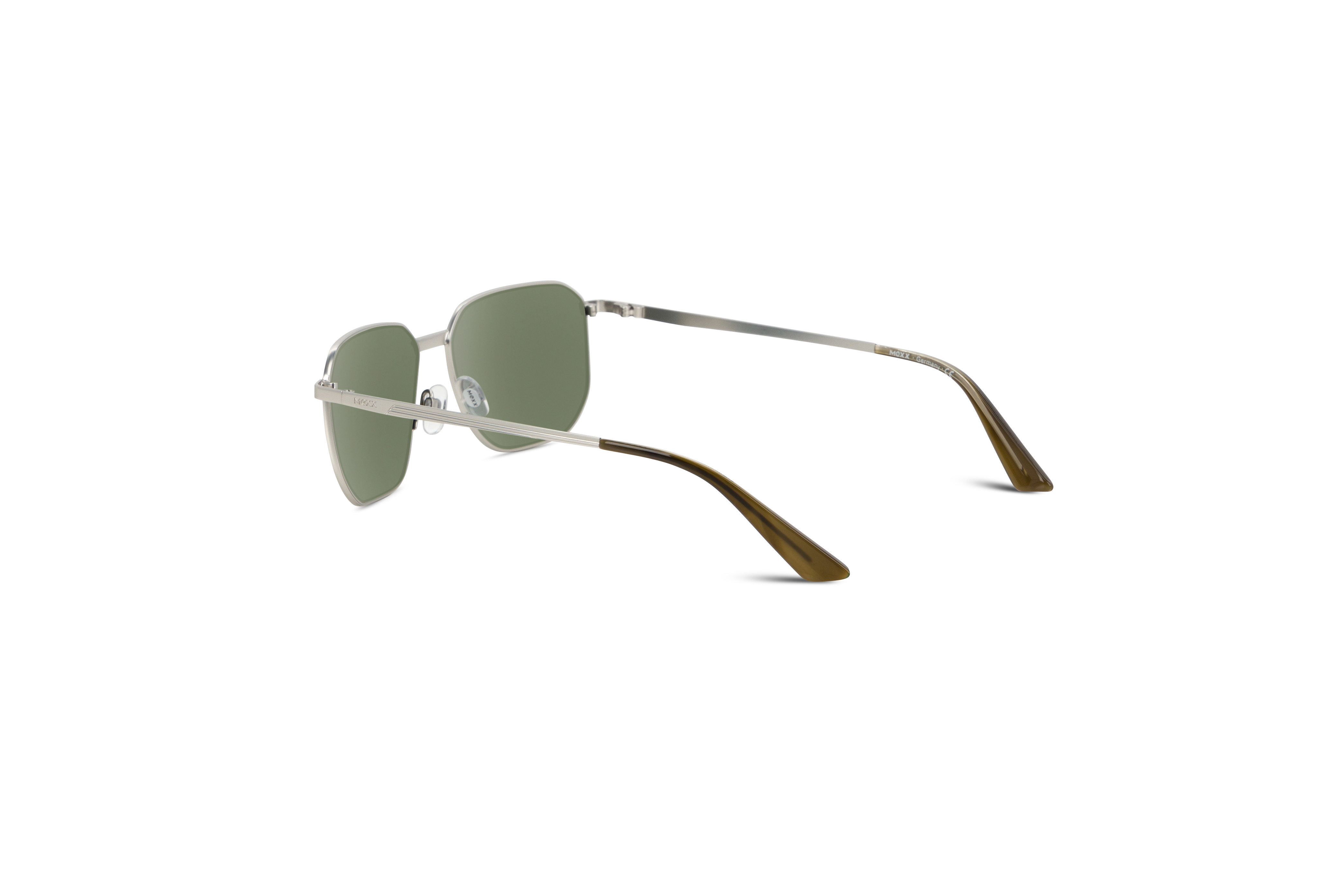 Die Sonnenbrille Mexx 6502 in Silber mit Innenansicht.