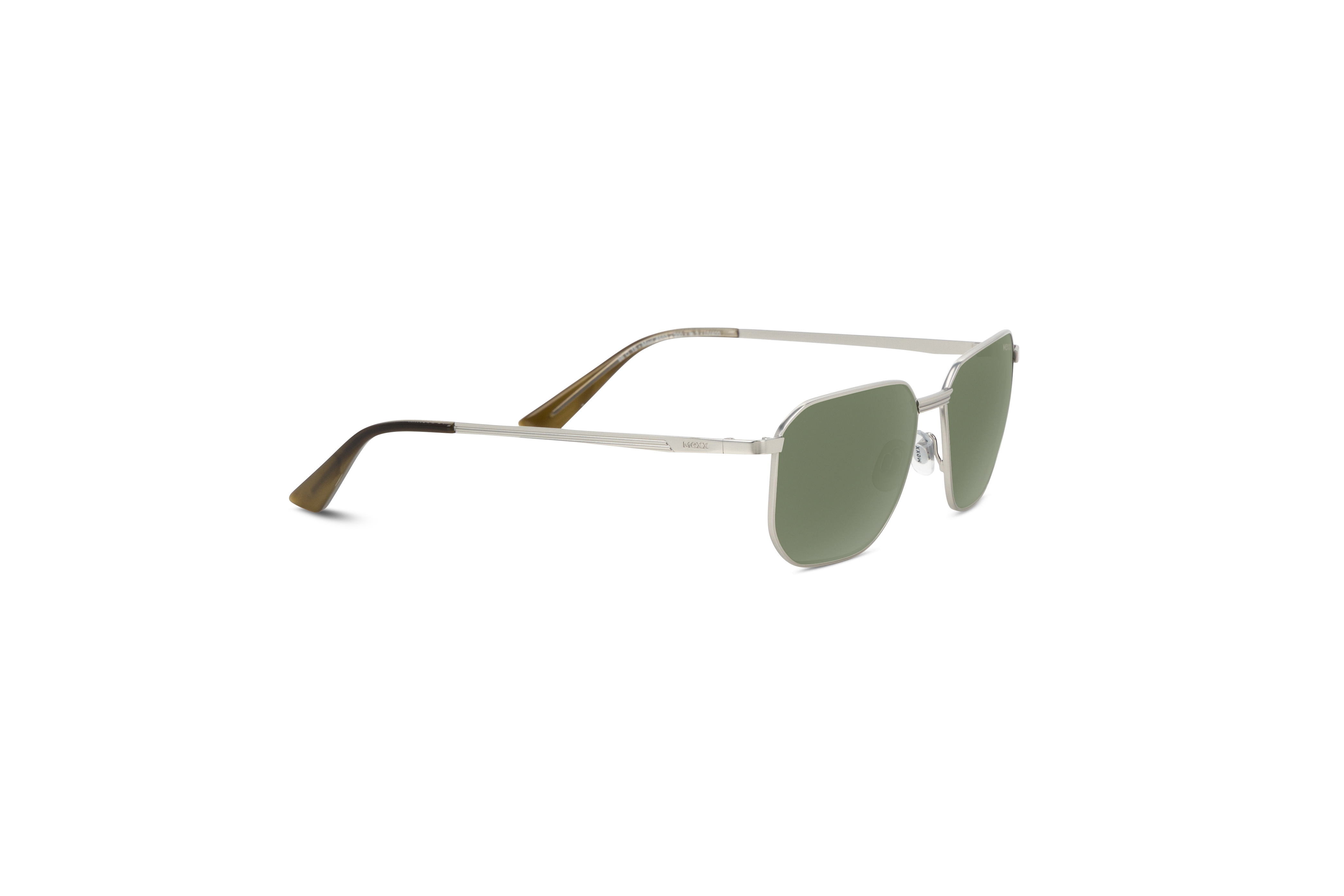Die Sonnenbrille Mexx 6502 in Silber mit Seitenansicht.