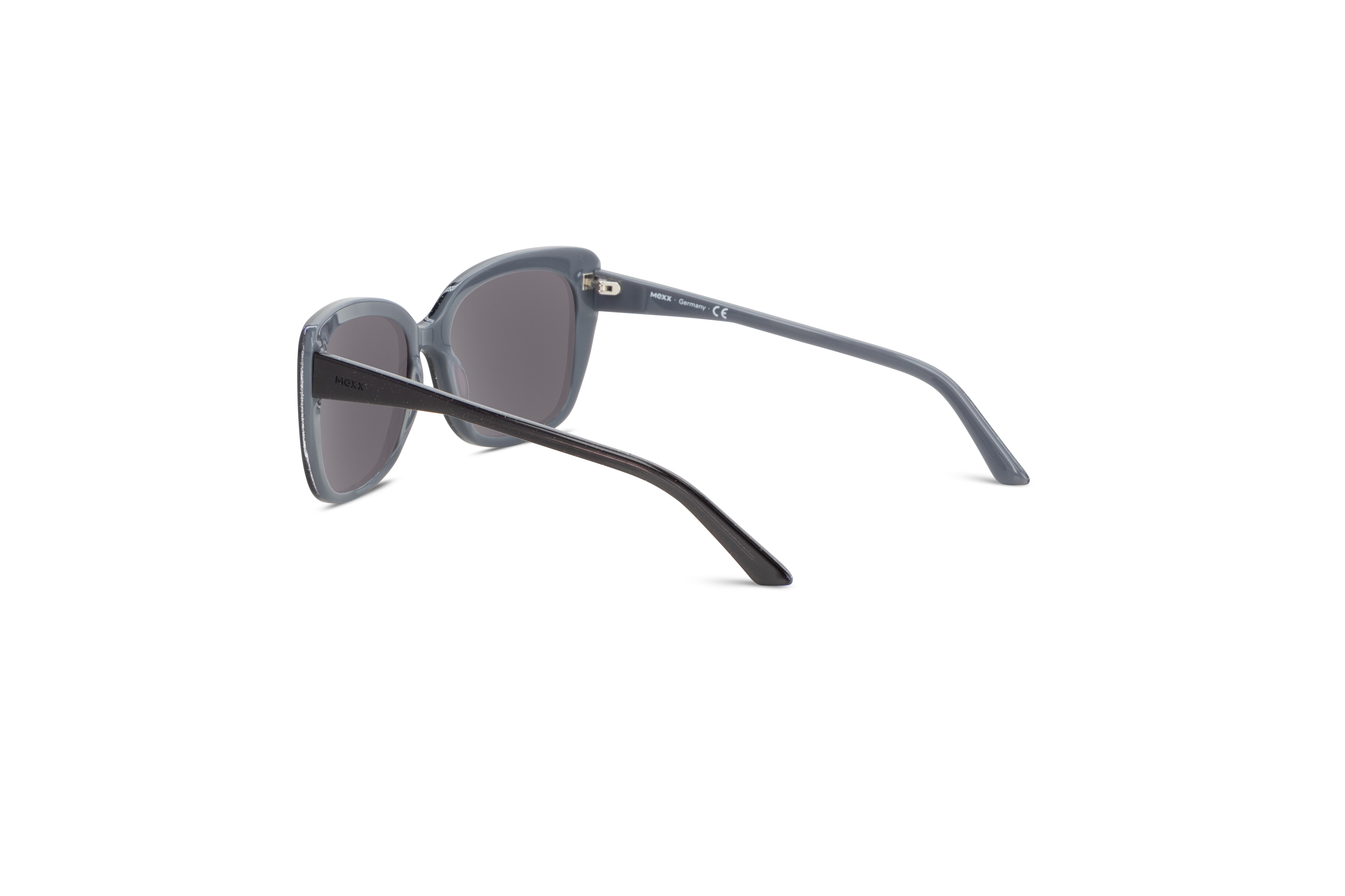 Die Sonnenbrille Mexx 6497 in Schwarz mit Innenansicht.