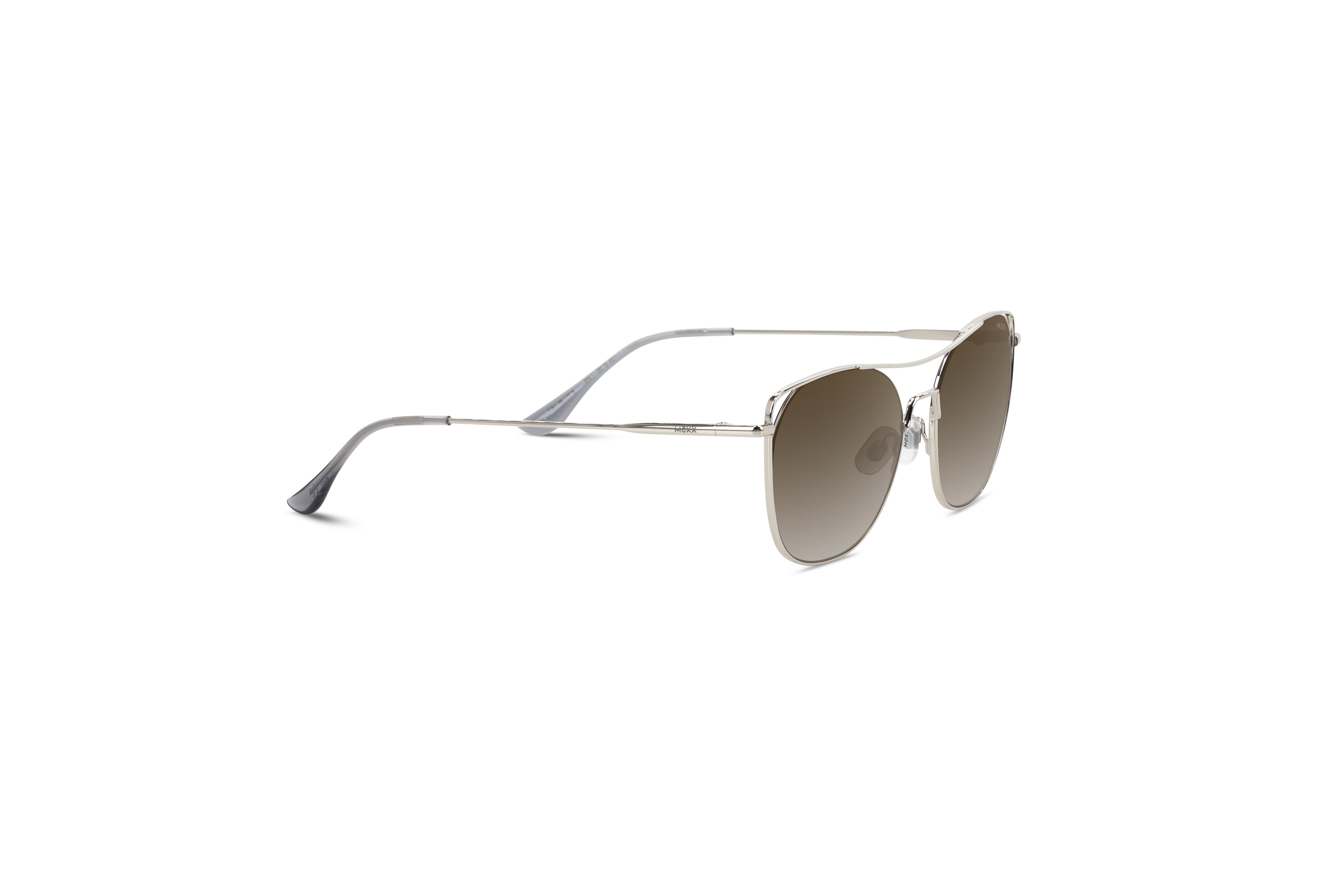 Die Sonnenbrille Mexx 6507 in Silber mit Seitenansicht.