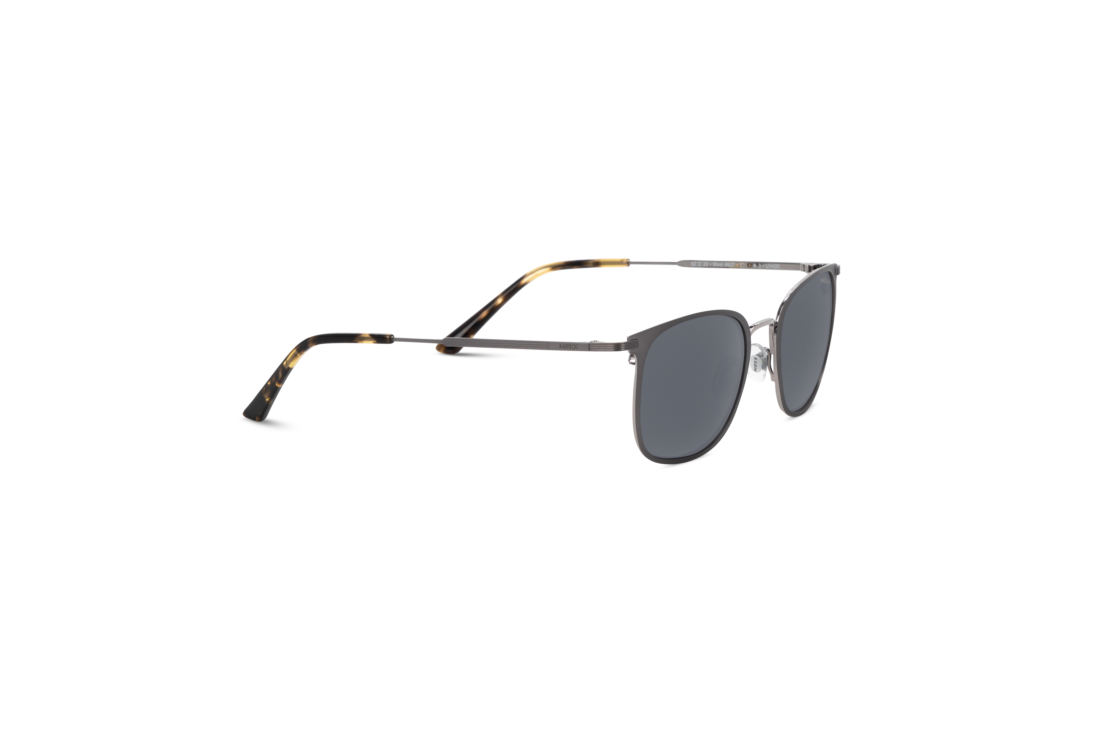 Die Sonnenbrille Mexx 6527 in Metallisch mit Seitenansicht.