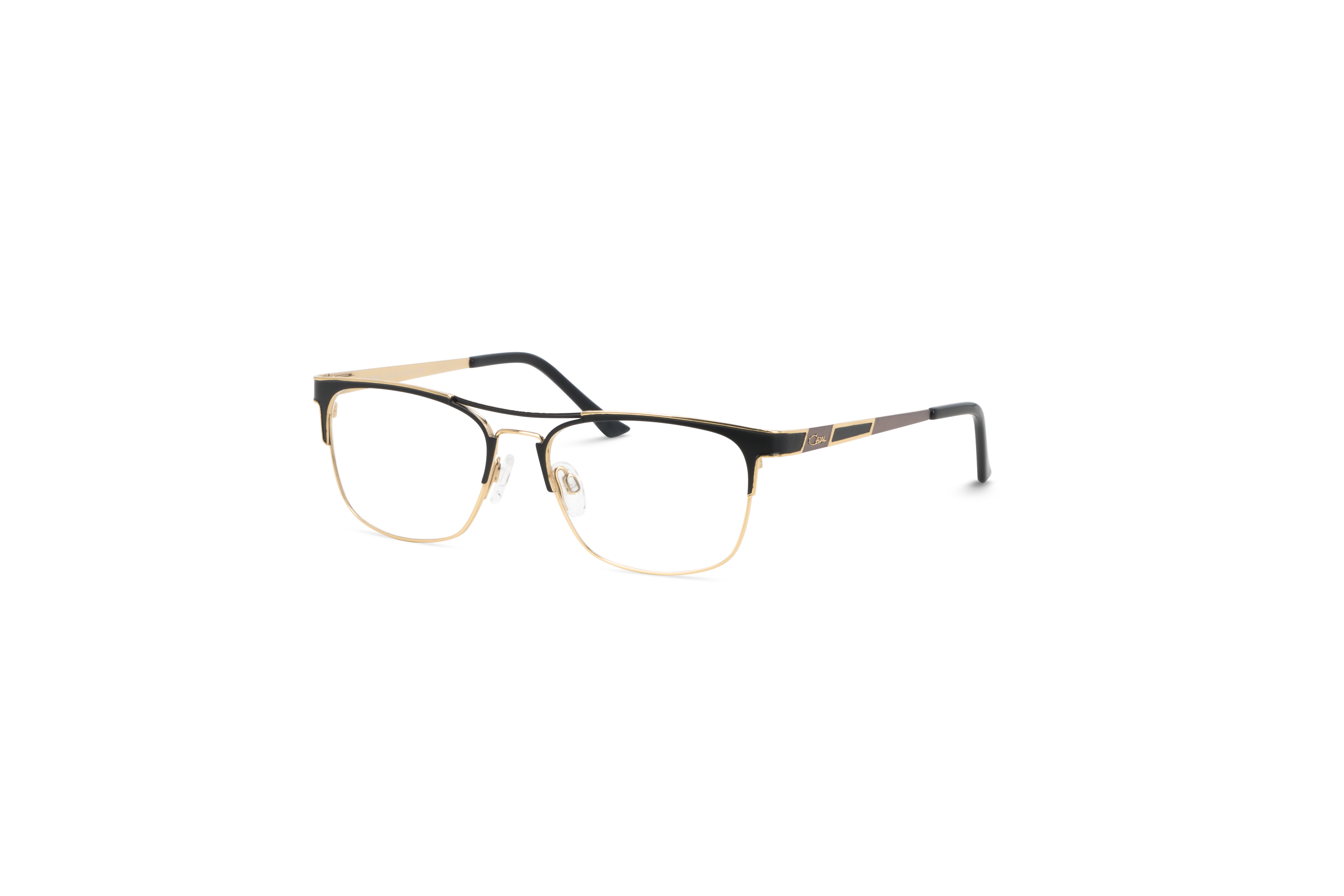 45° Ansicht der Brille Cazal 4256 in Mehrfarbig auf weißem Hintergrund.