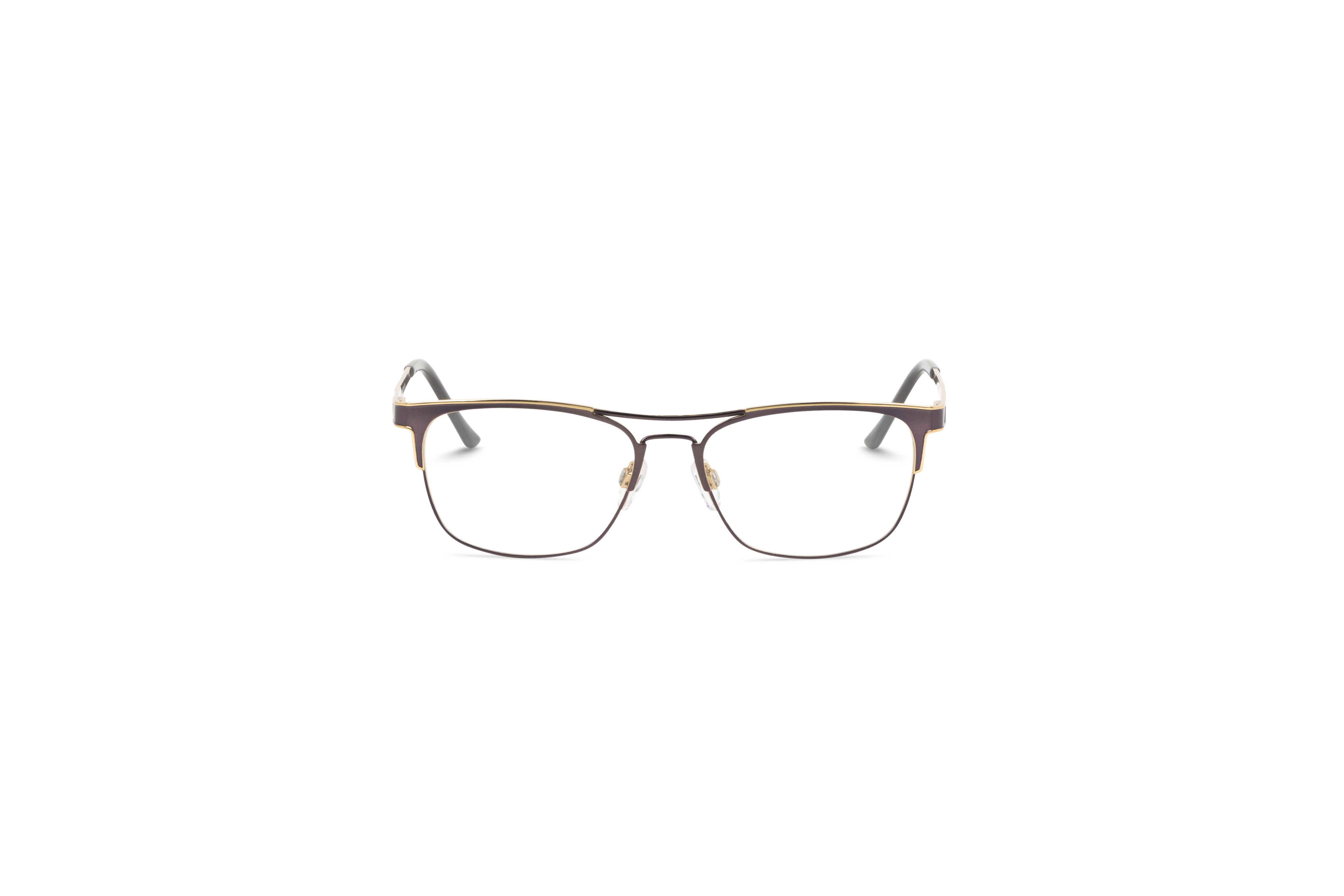 Die Brille Cazal 4256 in Mehrfarbig auf weißem Hintergrund in Frontalansicht.