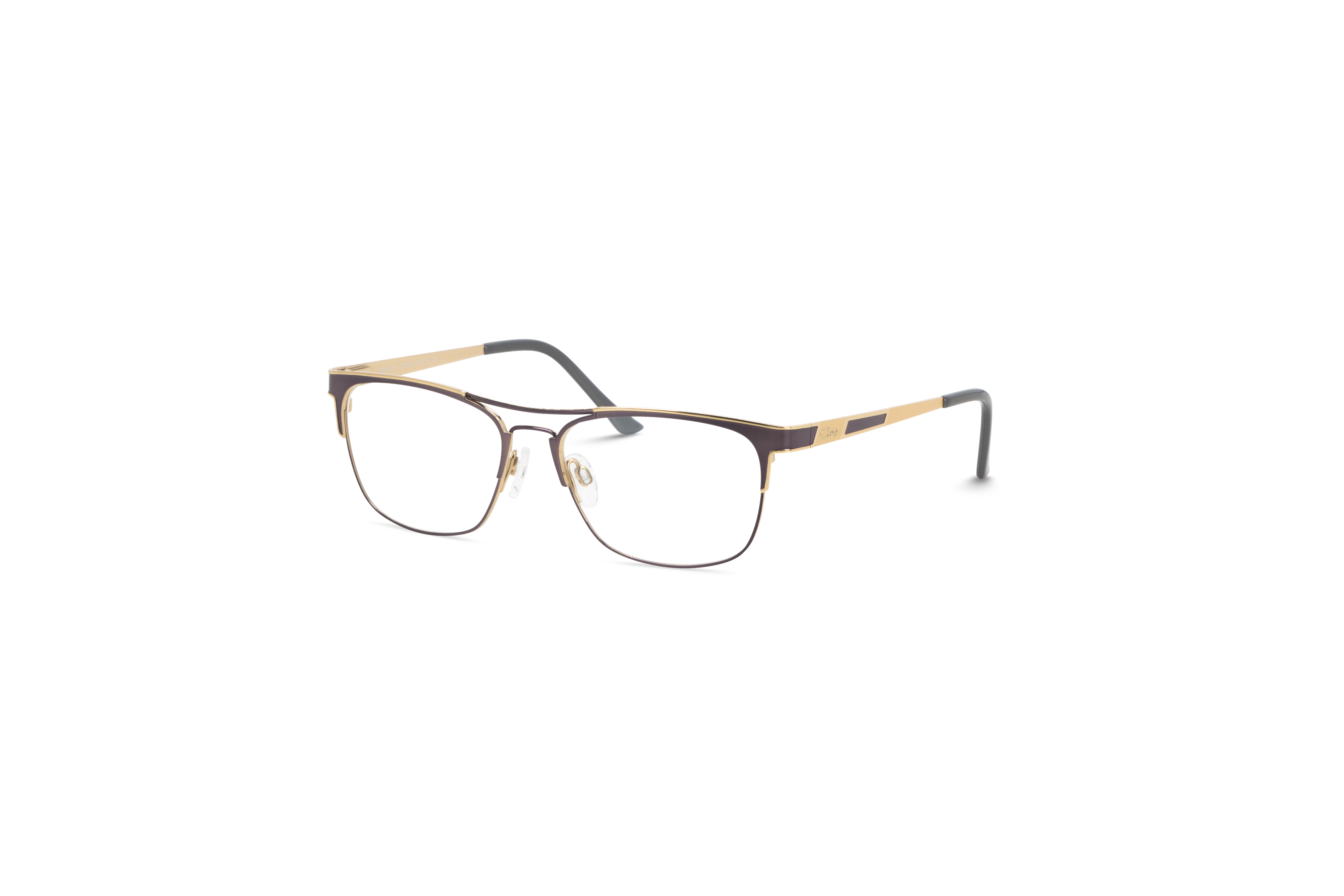 45° Ansicht der Brille Cazal 4256 in Mehrfarbig auf weißem Hintergrund.