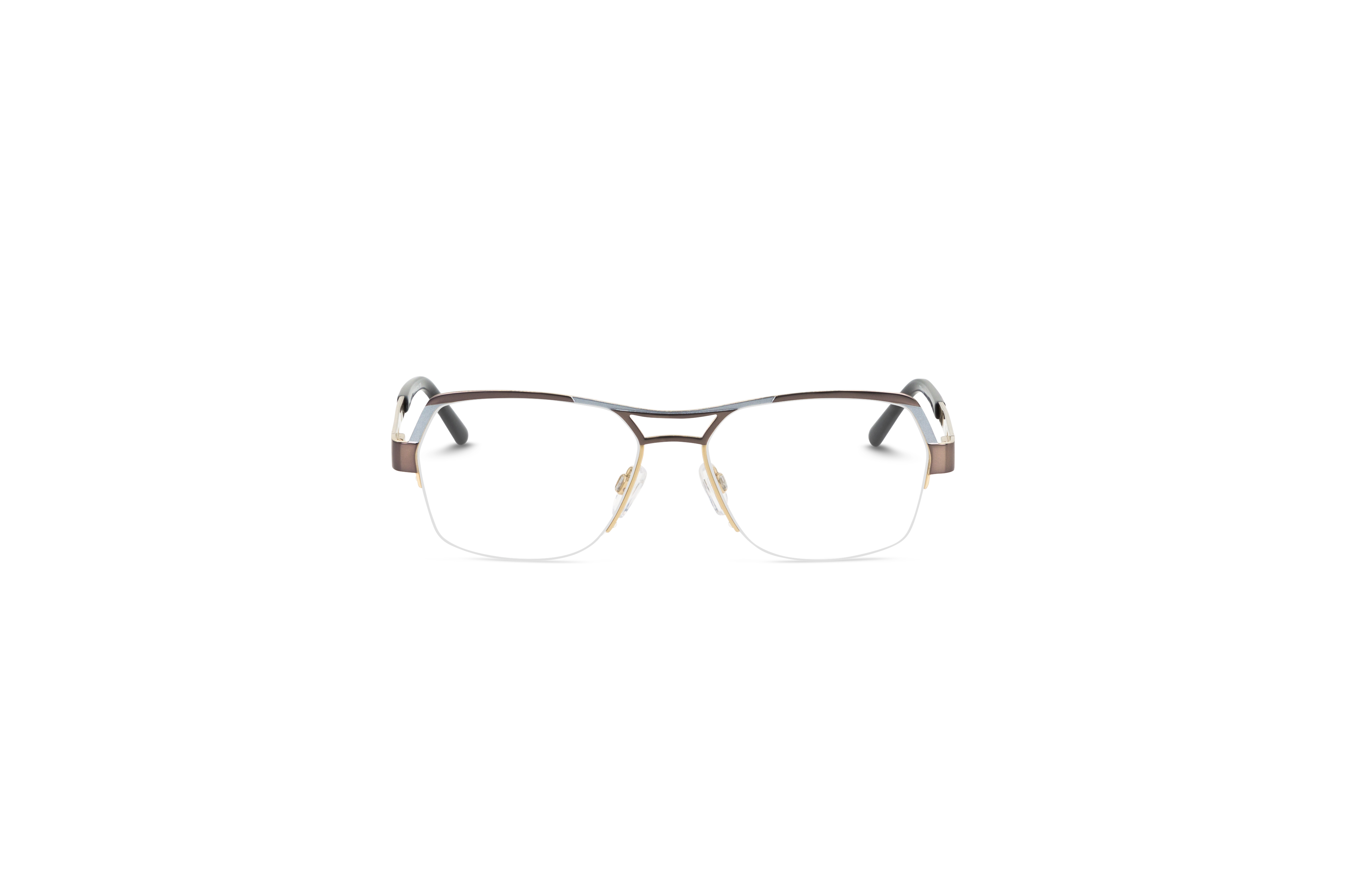 Cazal 1240 Damen Brille mit und ohne Sehstärke / Metallisch / rechteckig