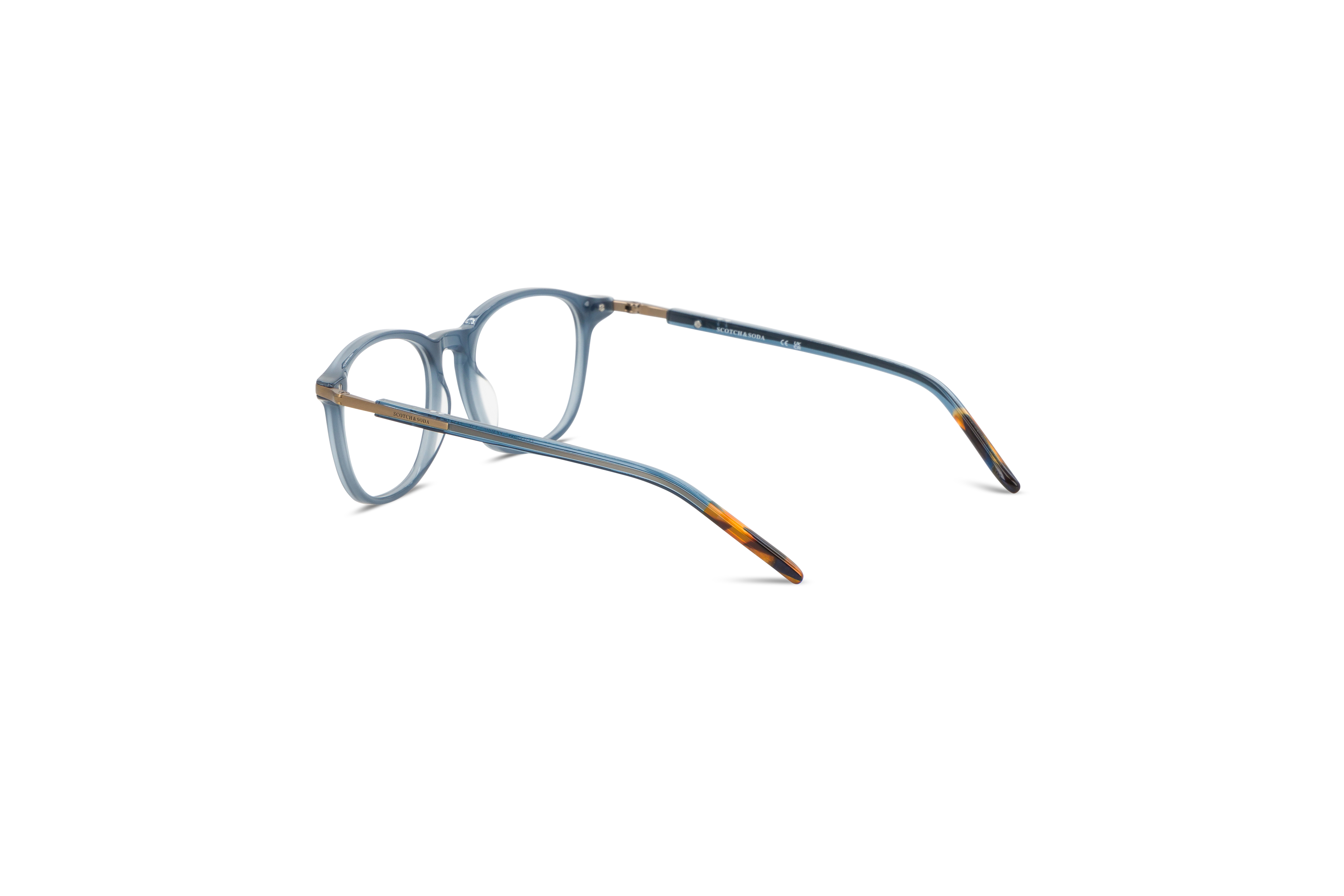 Die Brille Scotch & Soda 4005 in Mehrfarbig mit Innenansicht.