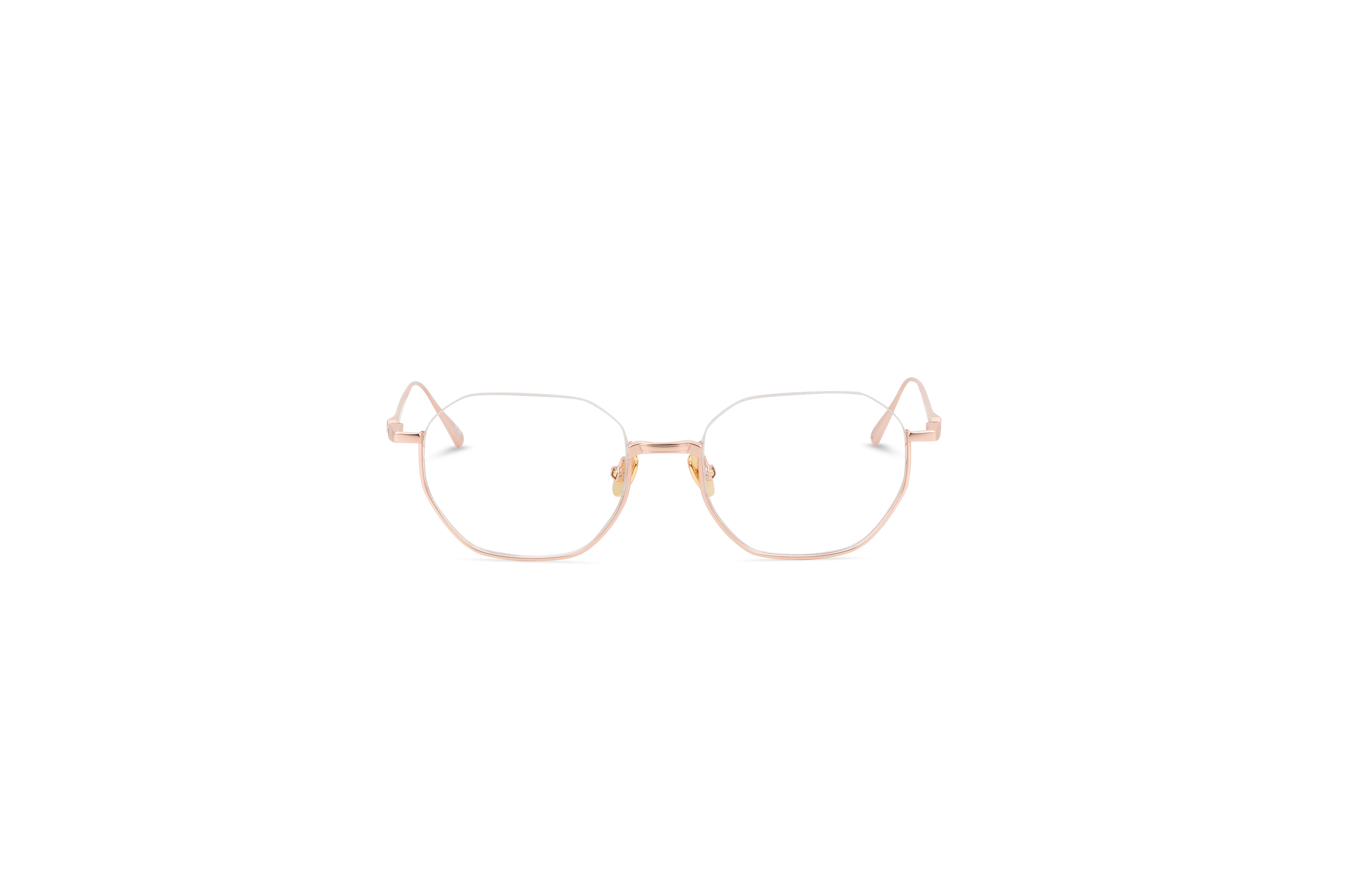 Die Brille Scotch & Soda 1003 in Mehrfarbig auf weißem Hintergrund in Frontalansicht.