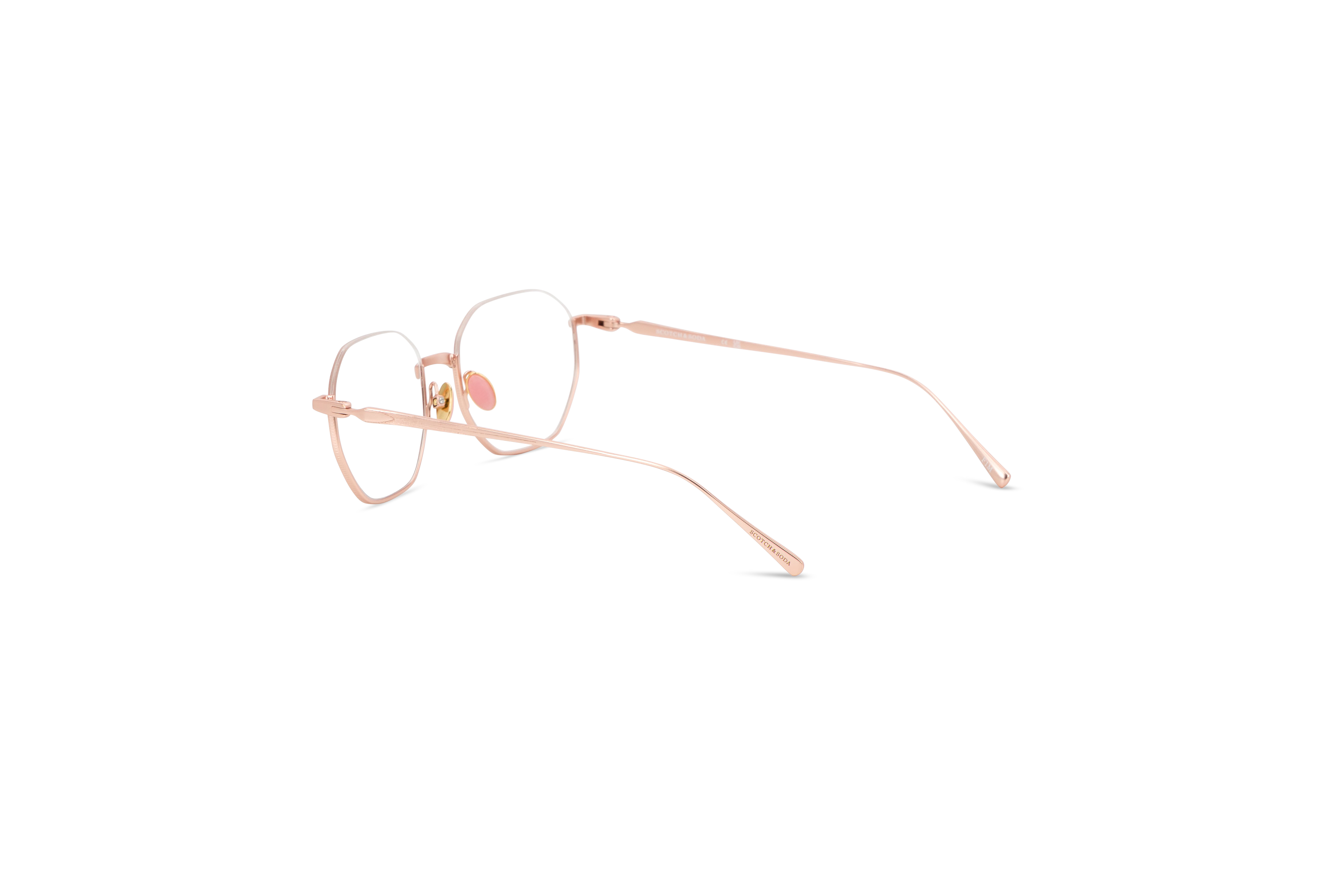 Die Brille Scotch & Soda 1003 in Mehrfarbig mit Innenansicht.