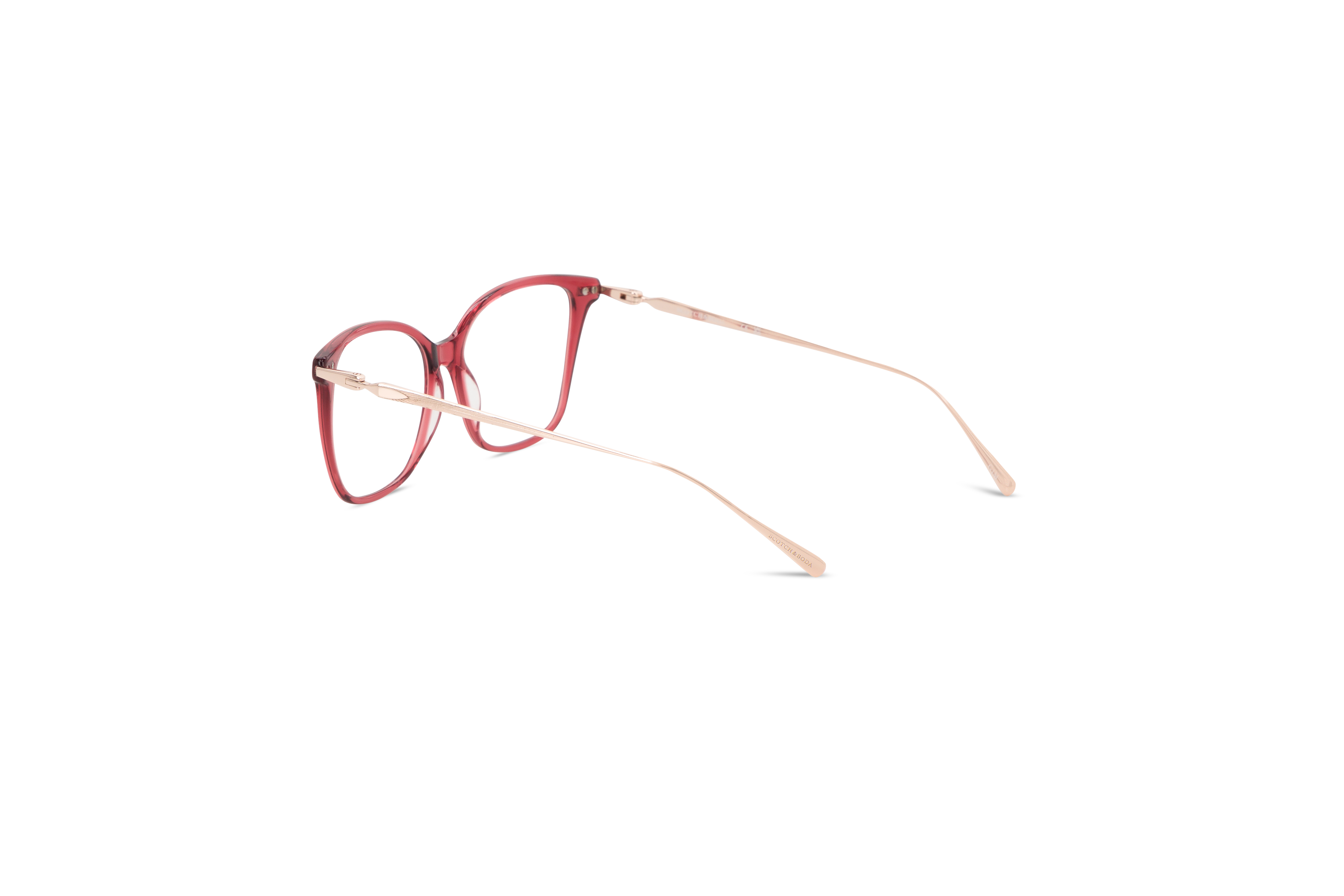 Die Brille Scotch & Soda 3003 in Mehrfarbig mit Innenansicht.