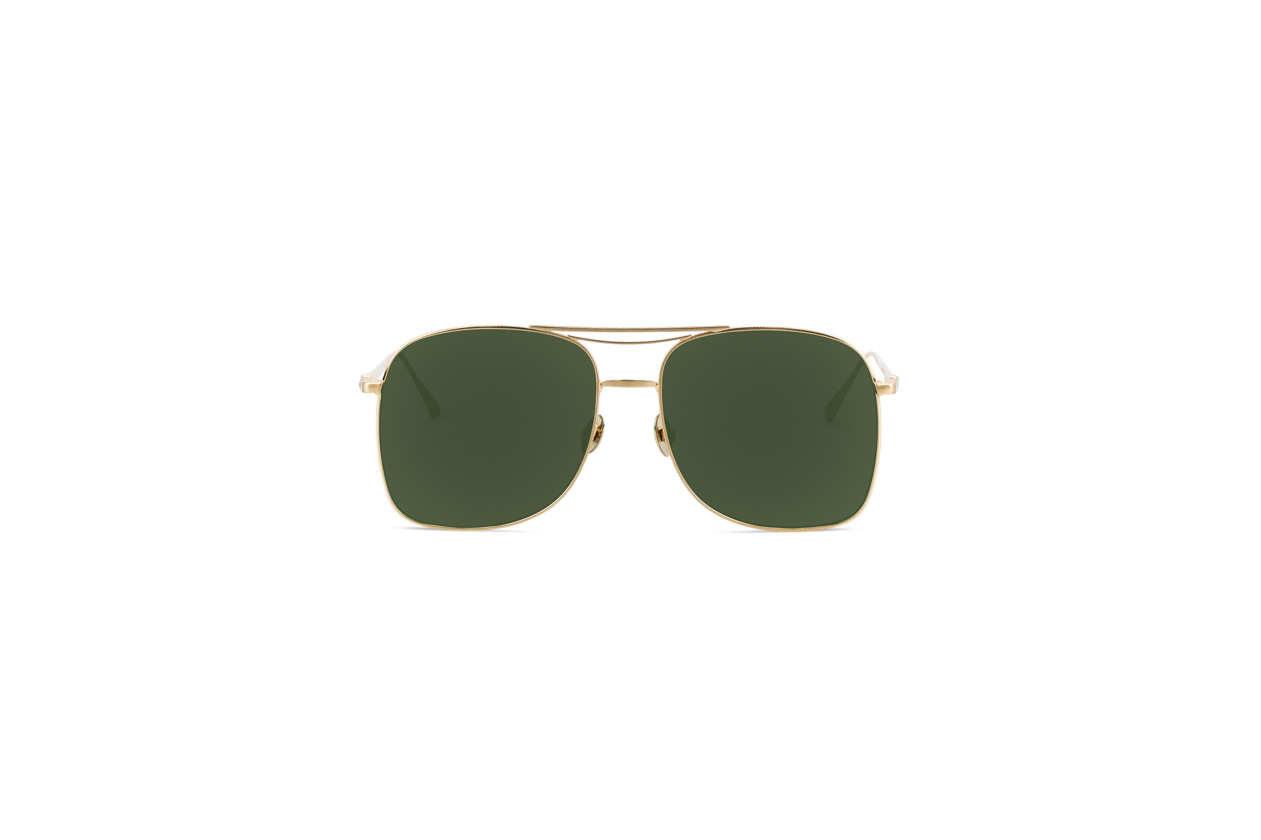 Die Sonnenbrille Scotch & Soda 5011 in Transparent auf weißem Hintergrund in Frontalansicht.
