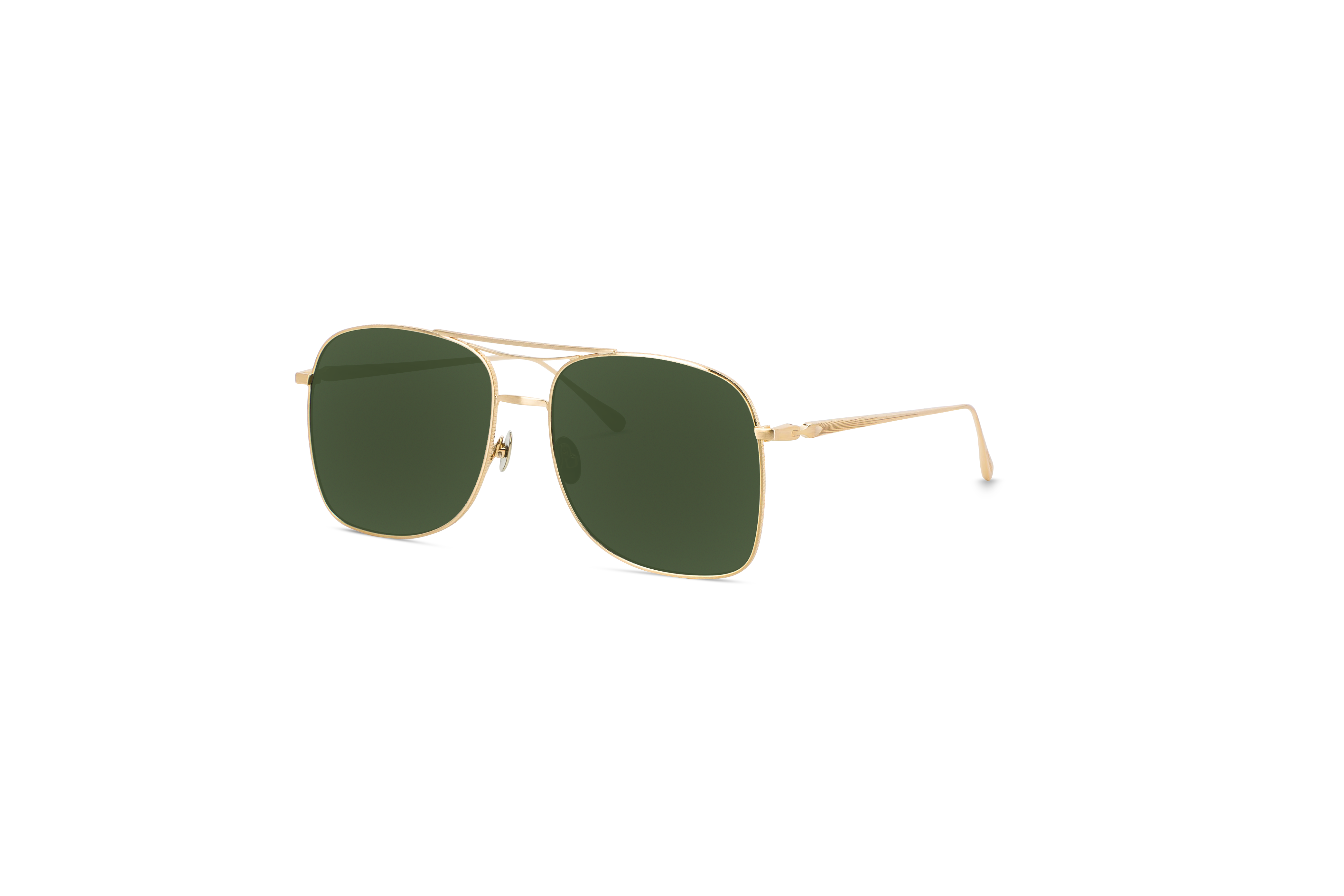 45° Ansicht der Sonnenbrille Scotch & Soda 5011 in Transparent auf weißem Hintergrund.