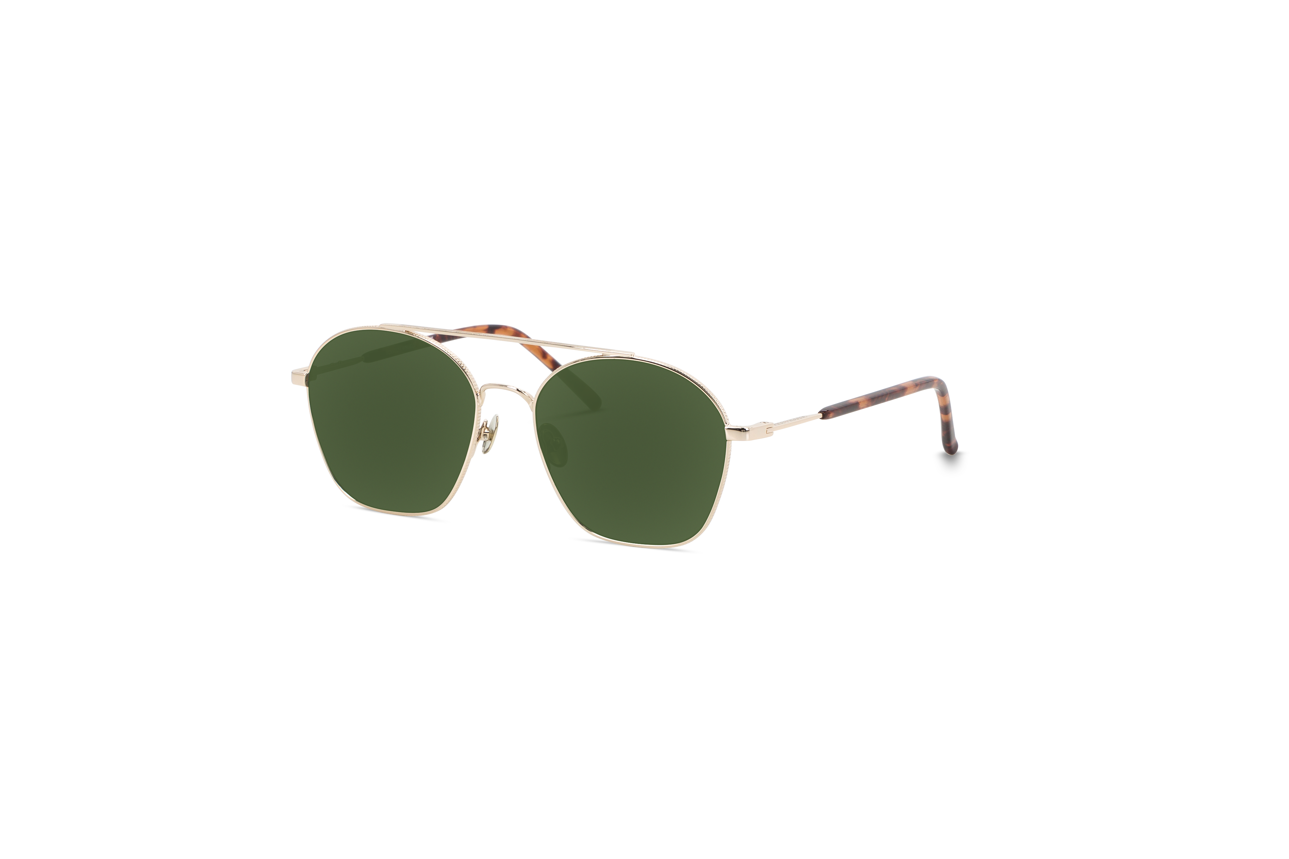 45° Ansicht der Sonnenbrille Scotch & Soda 5013 in Transparent auf weißem Hintergrund.