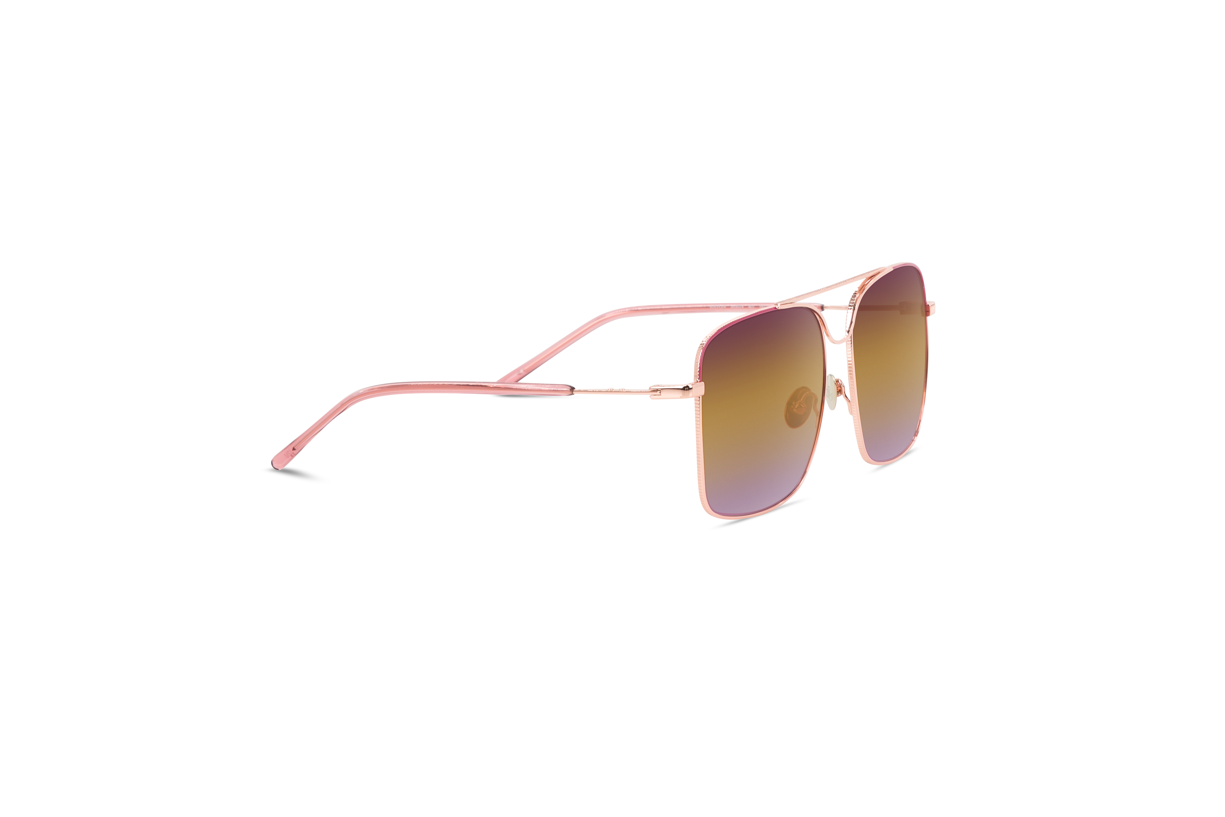 Die Sonnenbrille Scotch & Soda 5014 in Transparent mit Seitenansicht.
