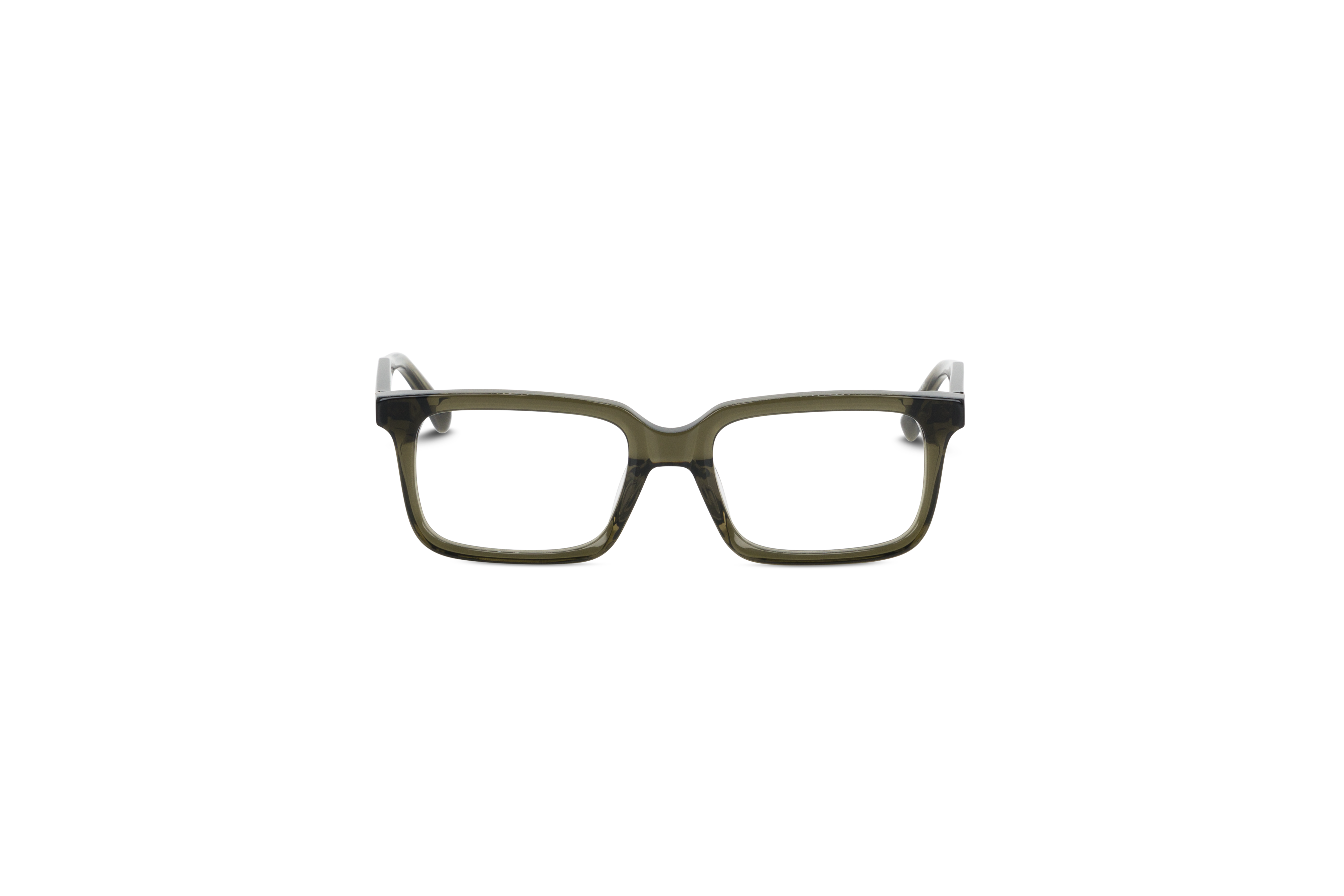 Die Brille Scotch & Soda 4016 in Grün auf weißem Hintergrund in Frontalansicht.