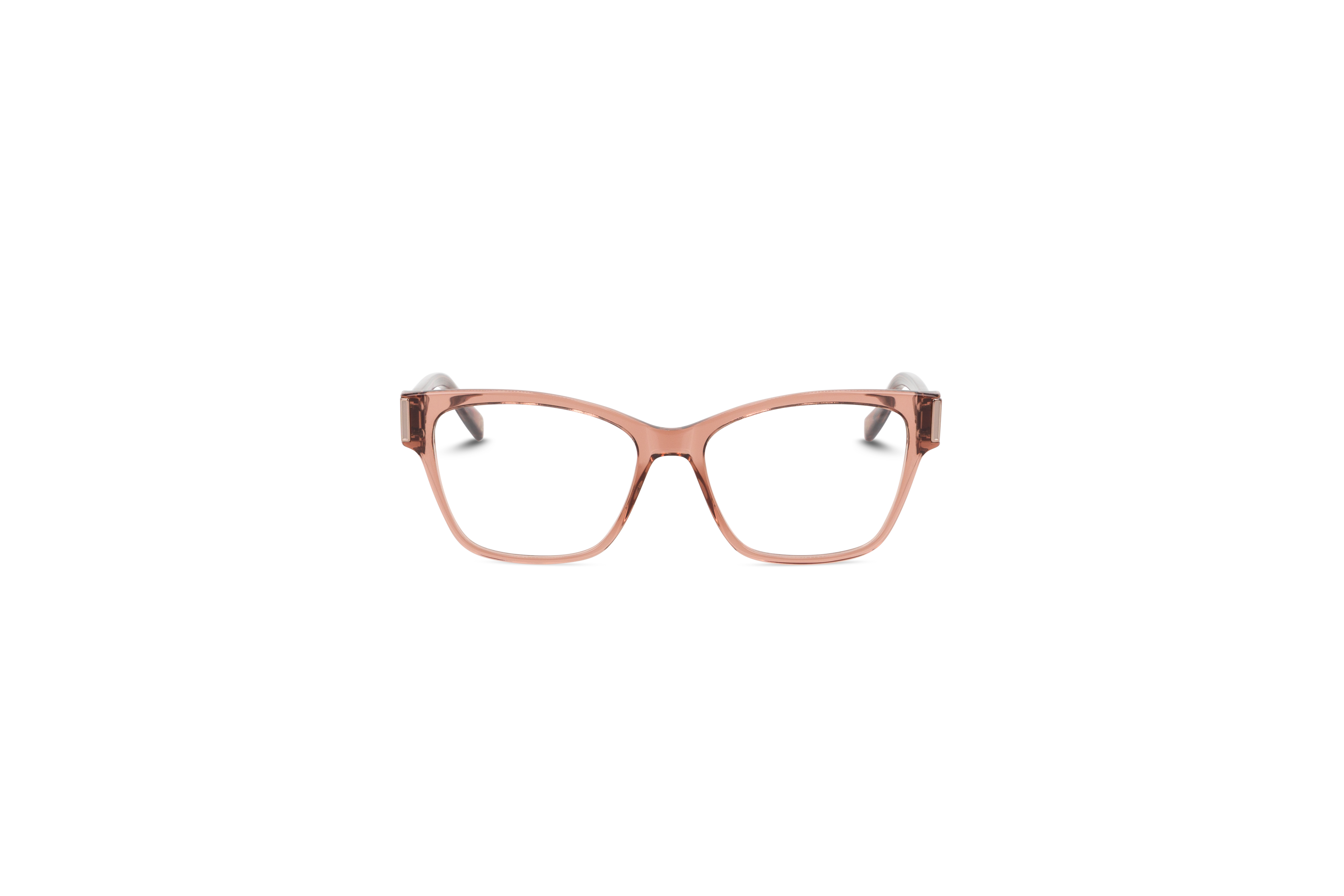 Die Brille Ted Baker 9240 in Orange auf weißem Hintergrund in Frontalansicht.