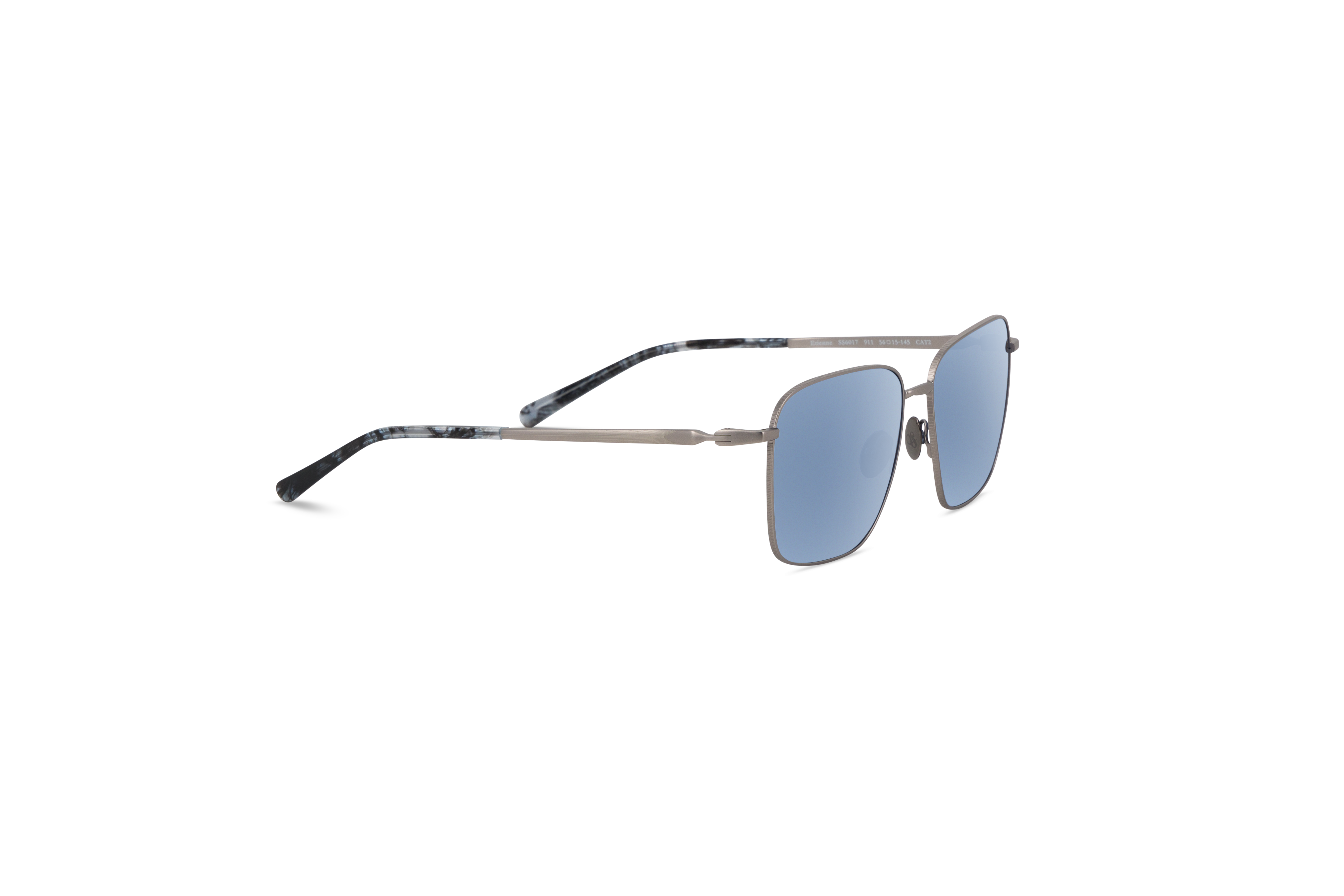 Die Sonnenbrille Scotch & Soda 6017 in Metallisch mit Seitenansicht.