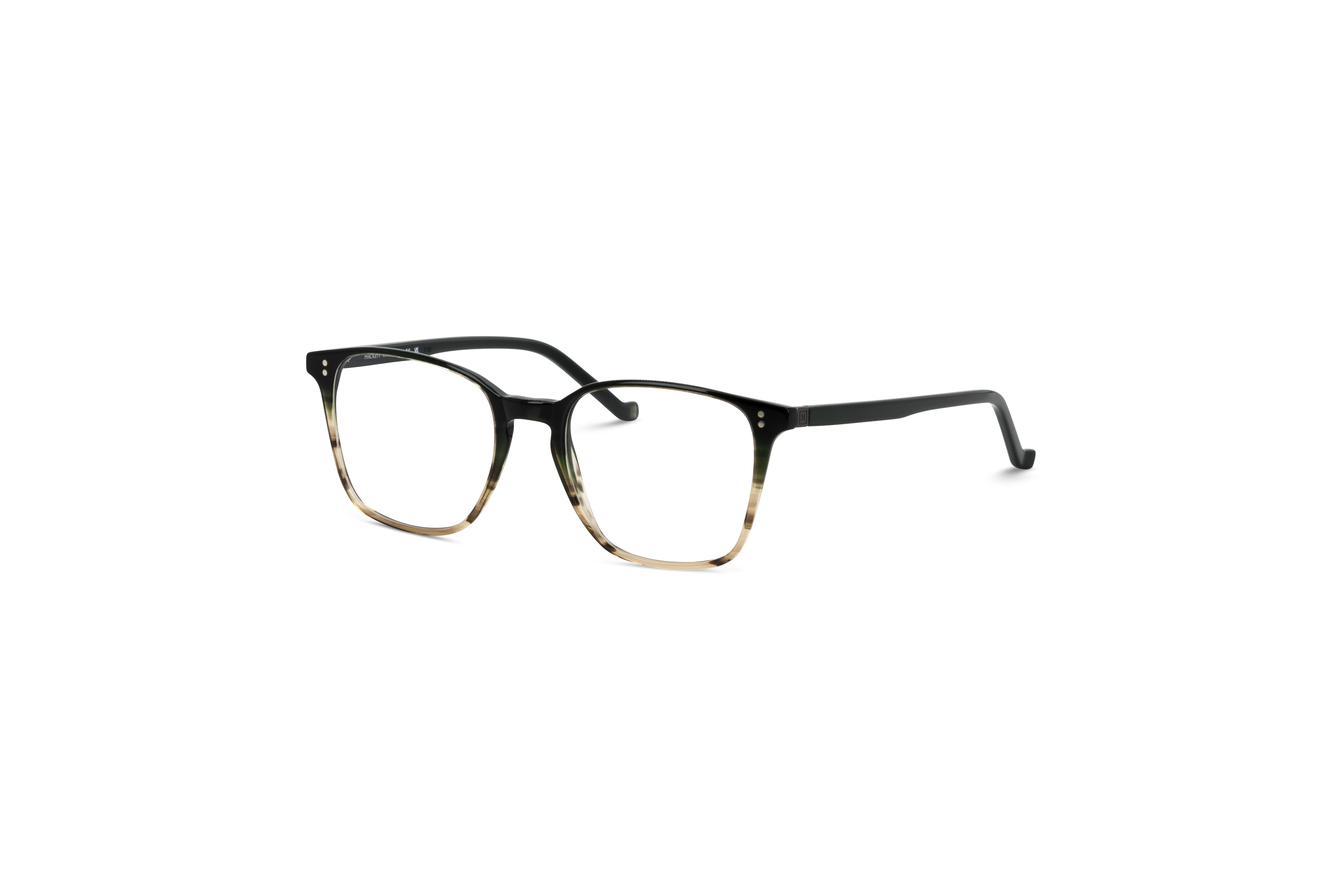 45° Ansicht der Brille Hackett London 310 in Mehrfarbig auf weißem Hintergrund.