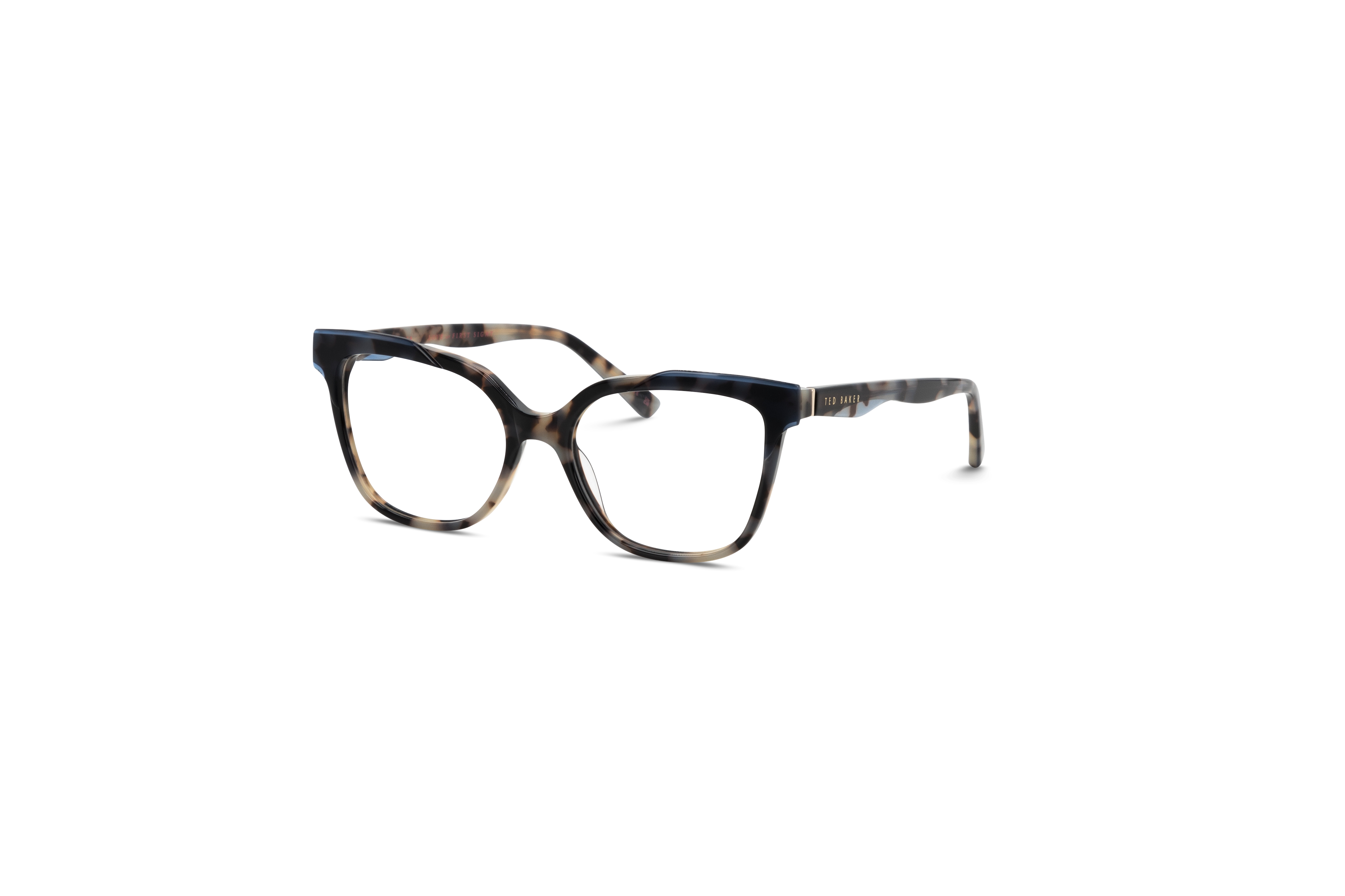 45° Ansicht der Brille Ted Baker 9264 in Mehrfarbig auf weißem Hintergrund.